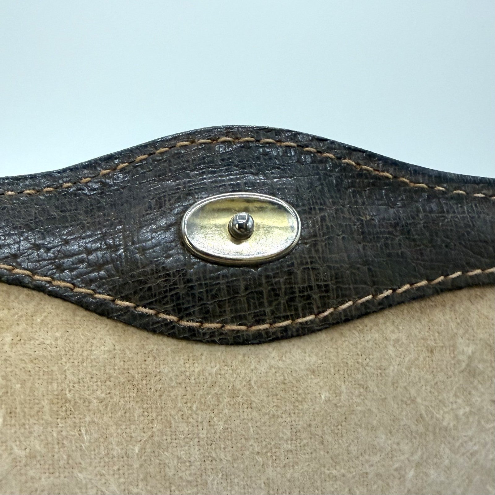 Gucci Sherry Line Clutch Bag - Brown, PVC Leather