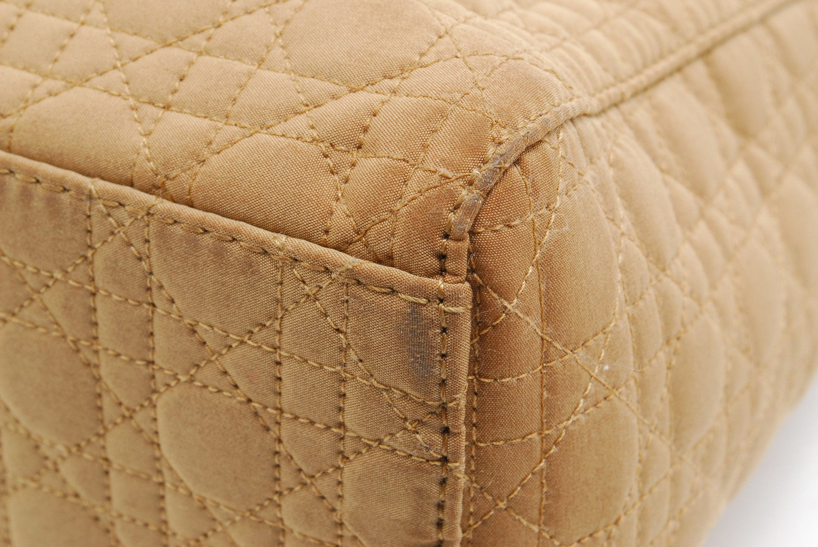 Dior Lady Dior Handbag - Beige, Nylon