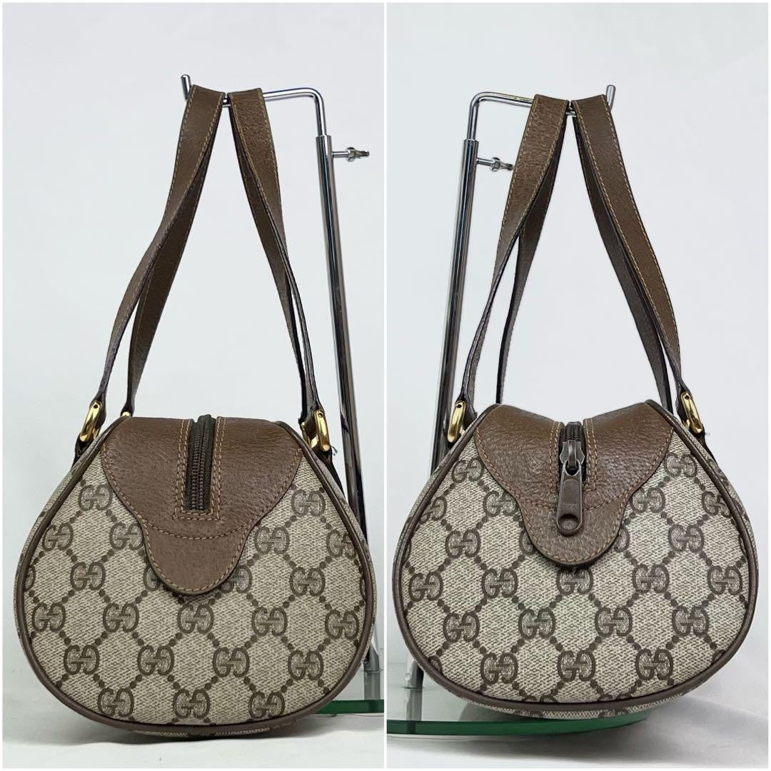 Gucci Old Gucci Mini Boston Bag - Beige, Leather