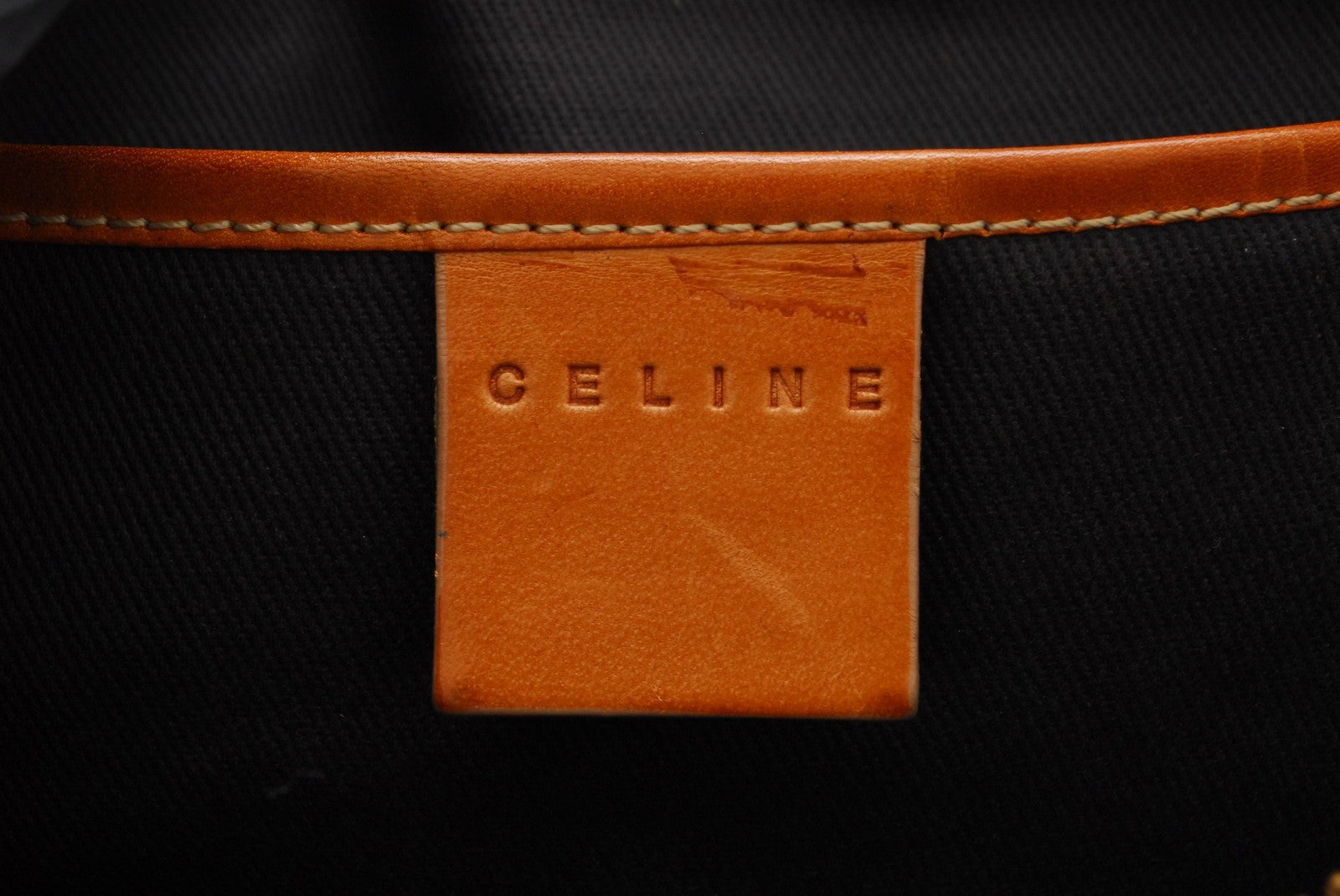 Celine Macadam Boston Hand Bag - Brown, PVC Leather
