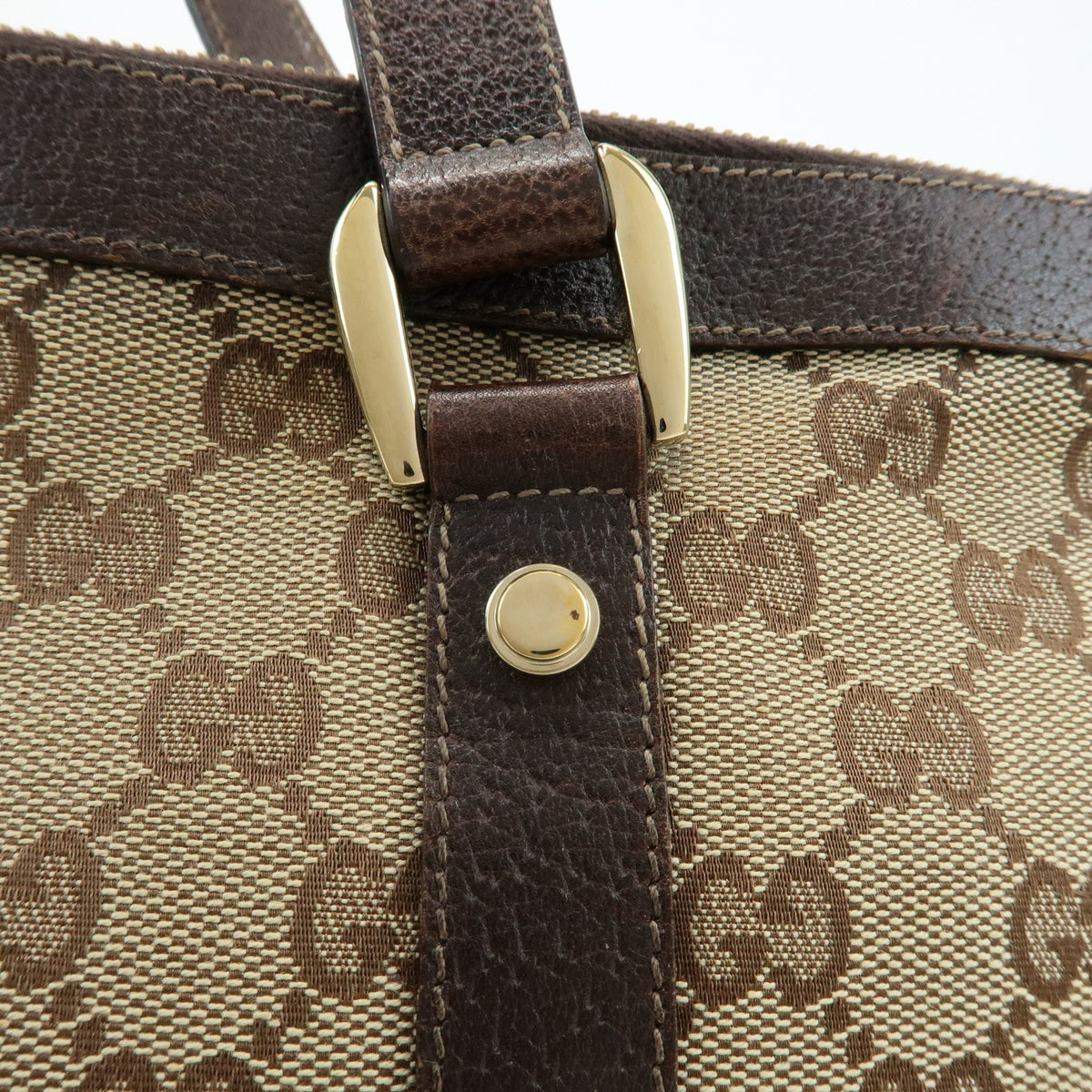Gucci Abbey Tote Bag - Beige, Canvas Leather