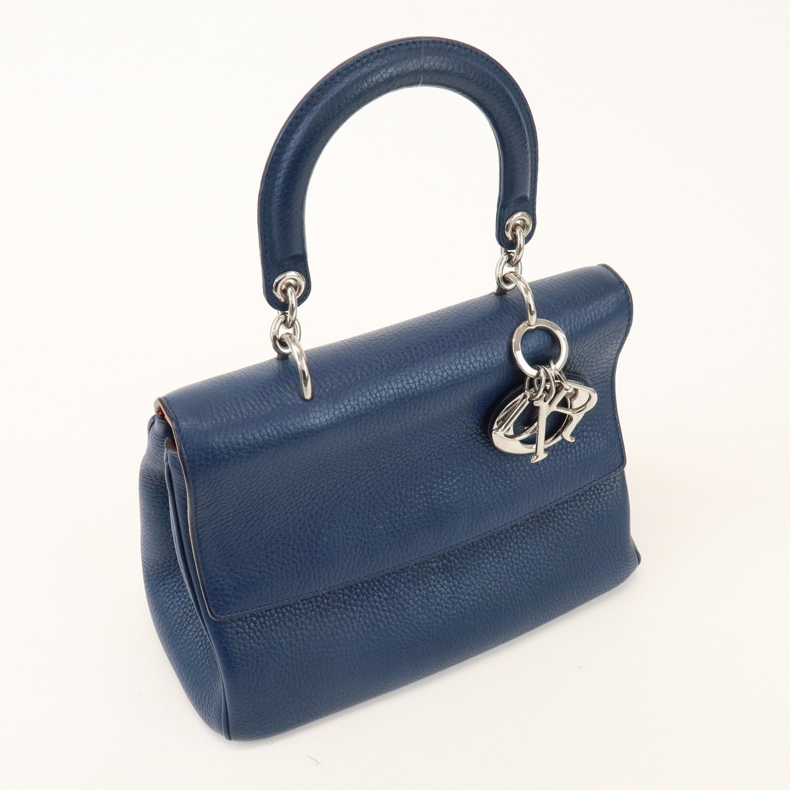 Christian Dior 2Way Hand Bag - Blue, Leather