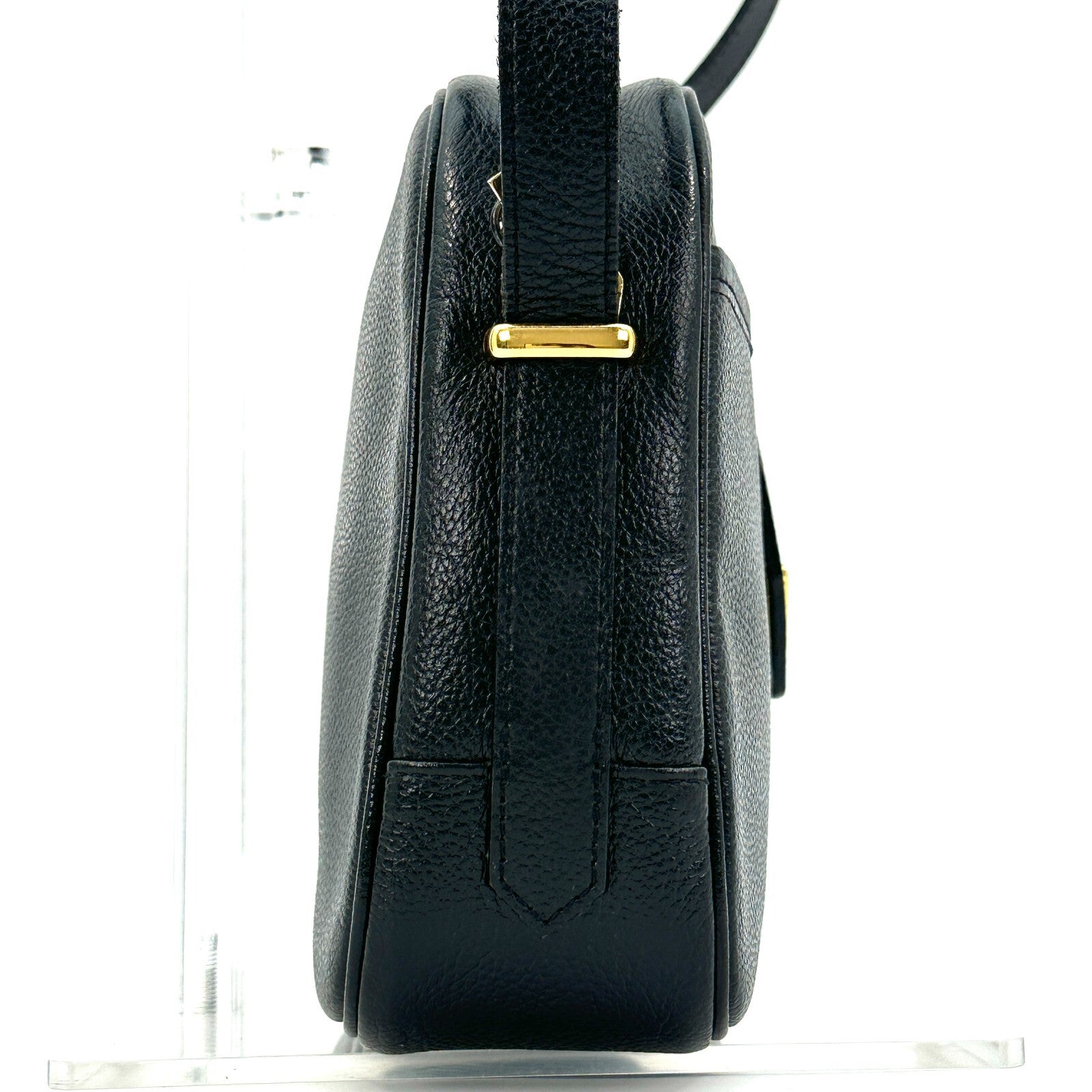 Saint Laurent YSL Shoulder Bag - Black, Leather