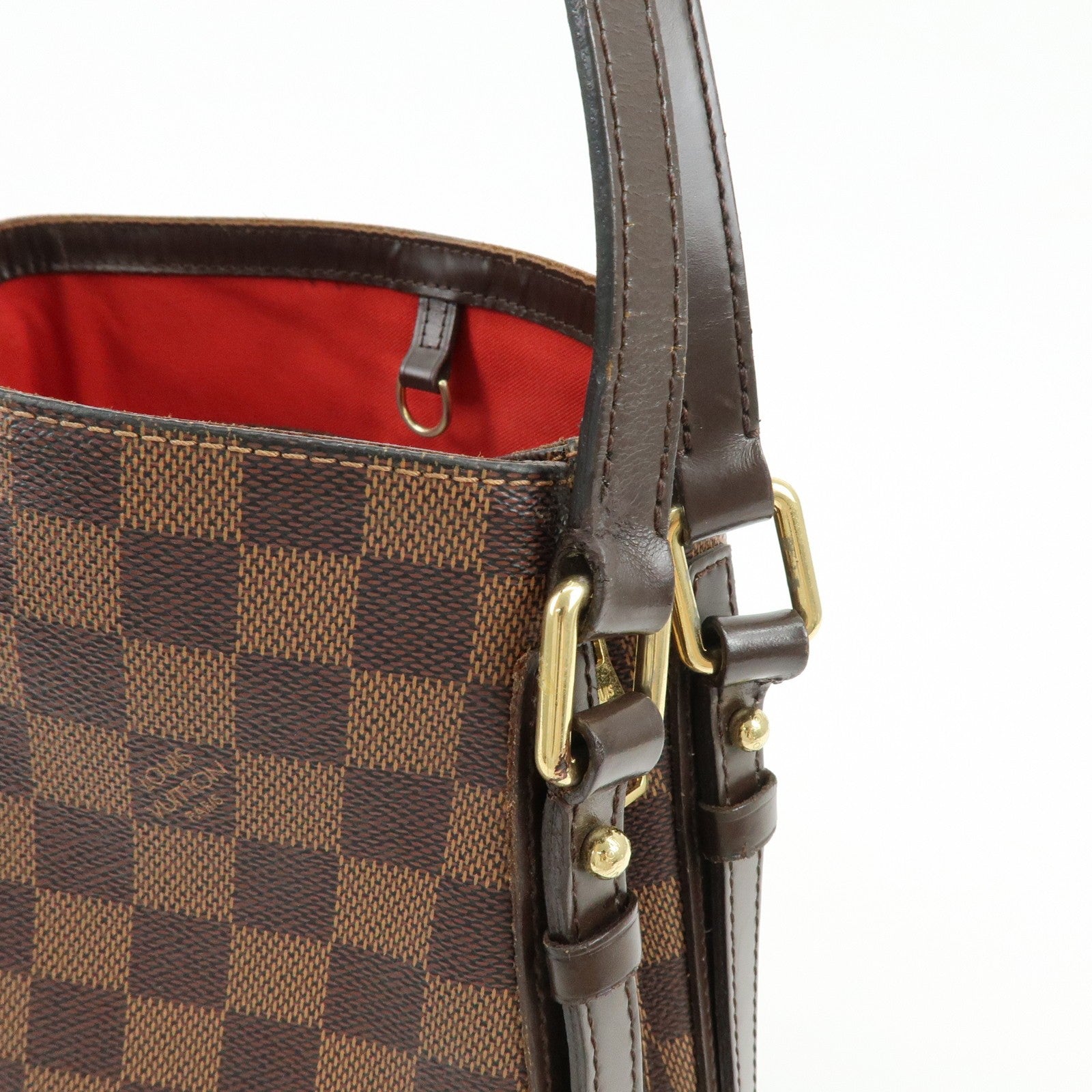 Louis Vuitton Damier Ebene Cabas Rivington Canvas Shoulder Bag