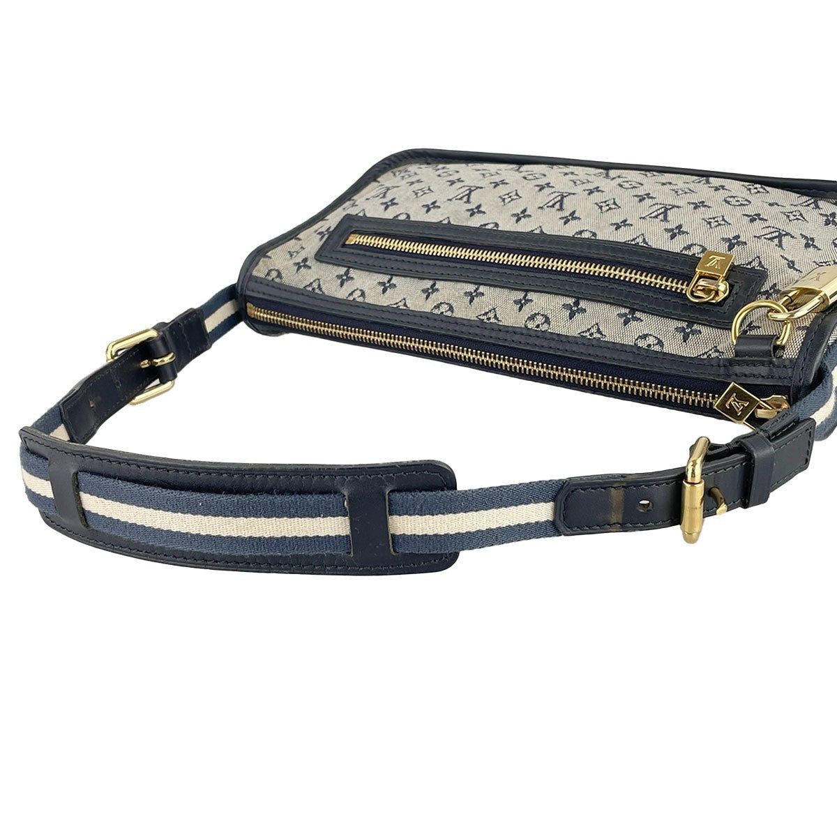 Louis Vuitton Pochette Catherine Shoulder Bag - Navy, Cotton