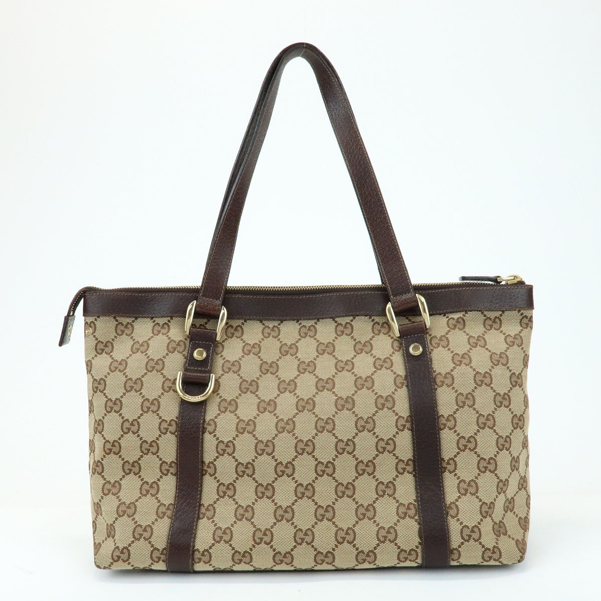 Gucci Abbey Tote Bag - Beige, Canvas Leather