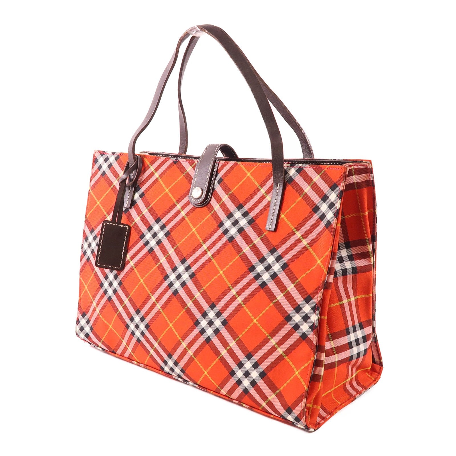 Burberry SHW Hand Bag - Red, Nylon