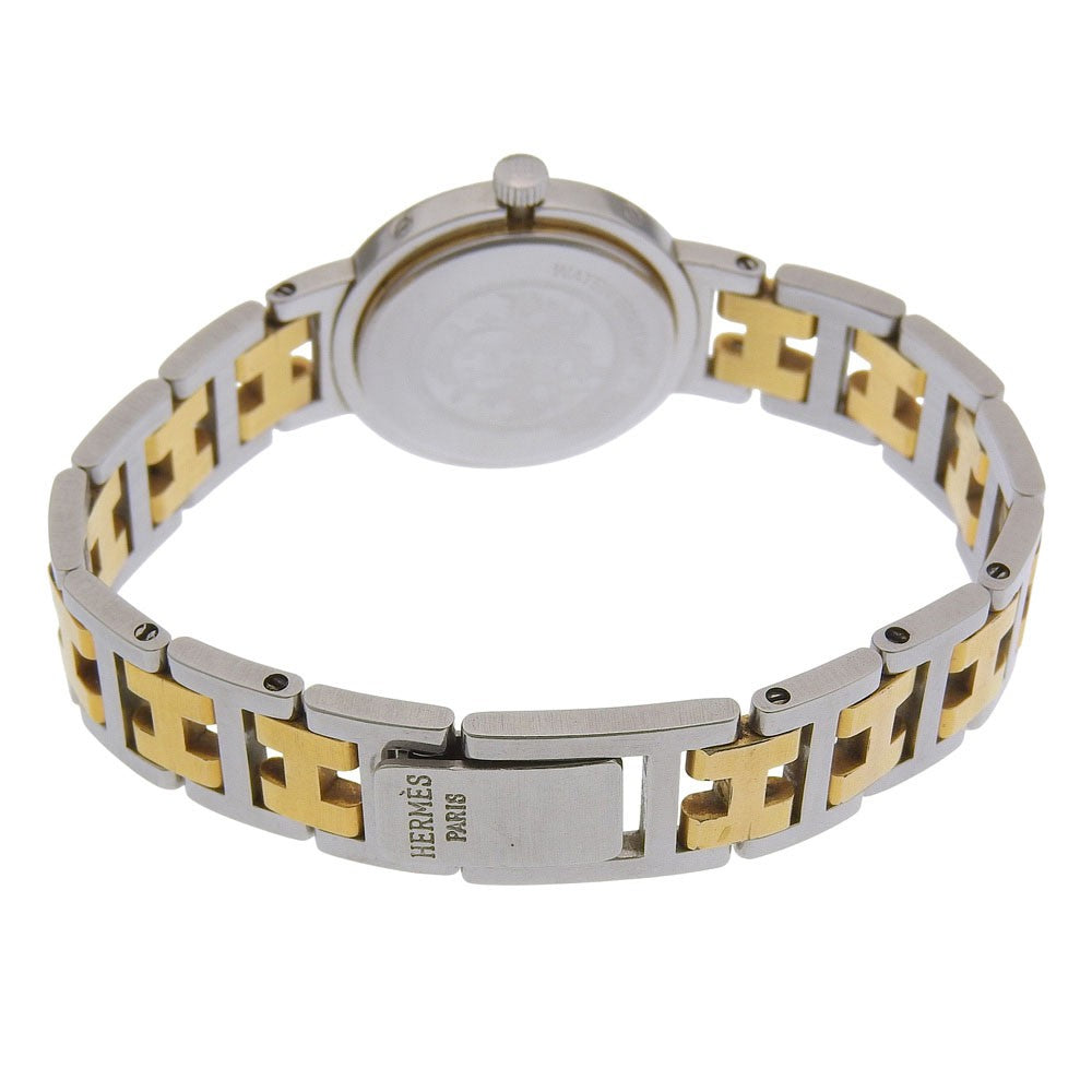 Hermès Clipper Wristwatch - White, Stainless Steel