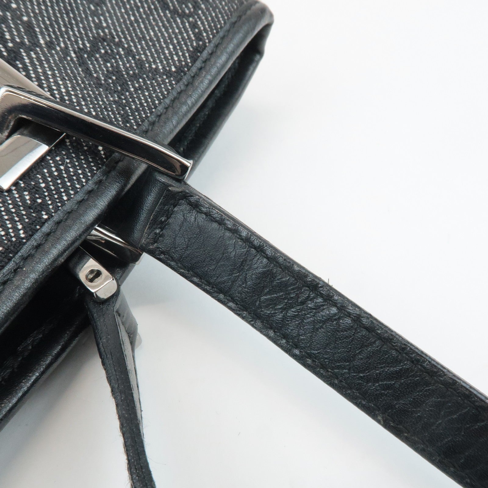 Gucci GG Canvas Tote Bag - Black, Leather