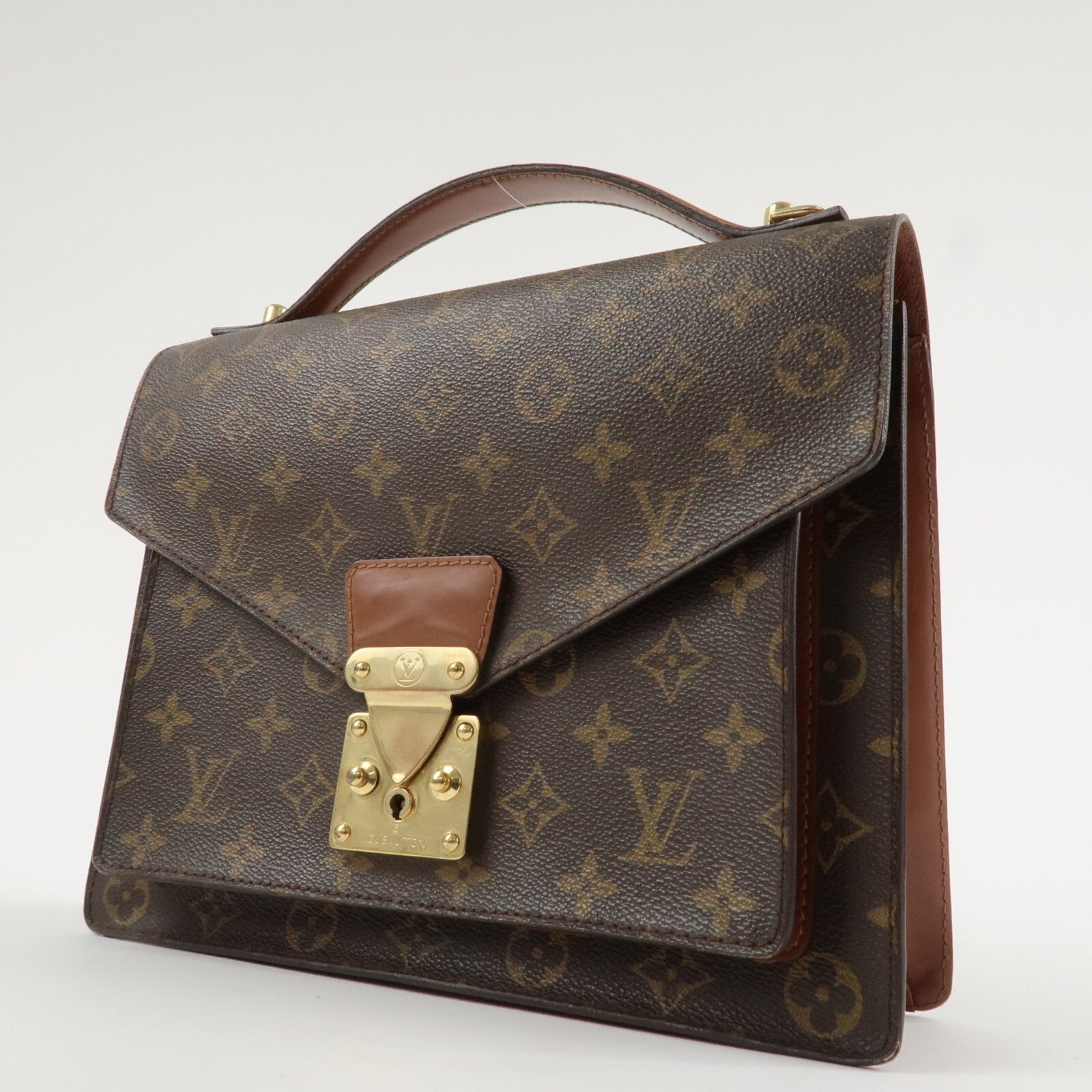 Louis Vuitton Monogram Monceau 28 Hand Bag - Monogram, Canvas and Leather