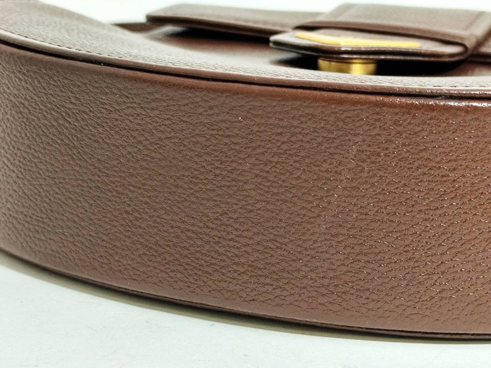 Saint Laurent Vintage Shoulder Crossbody Bag - Brown, Leather