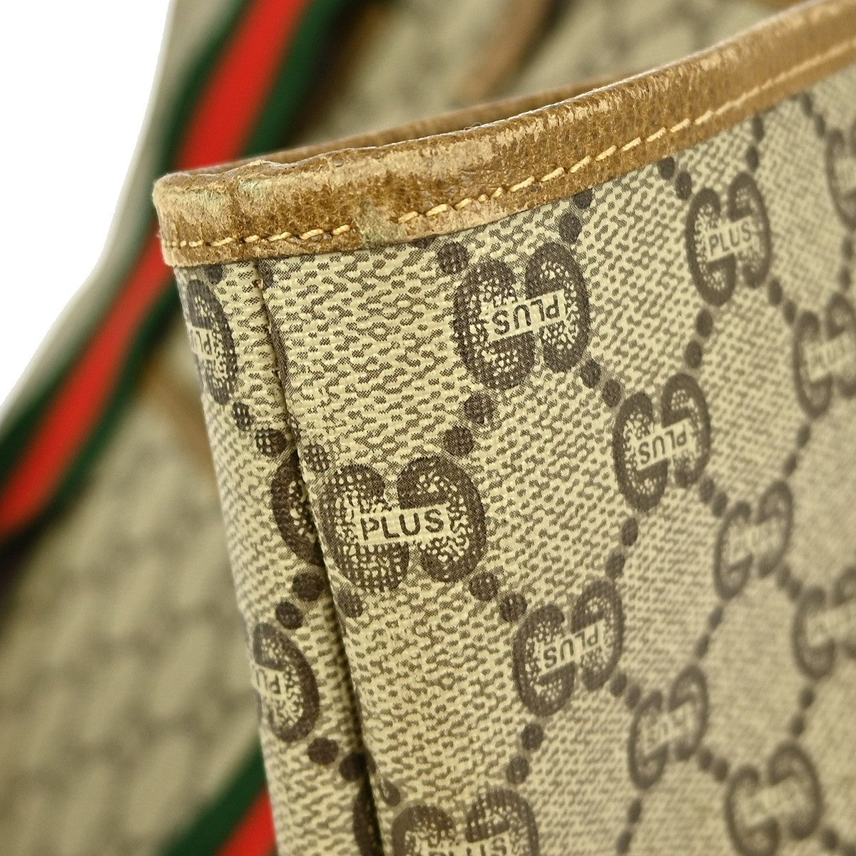 Gucci GG Tote Handbag - Beige, PVC