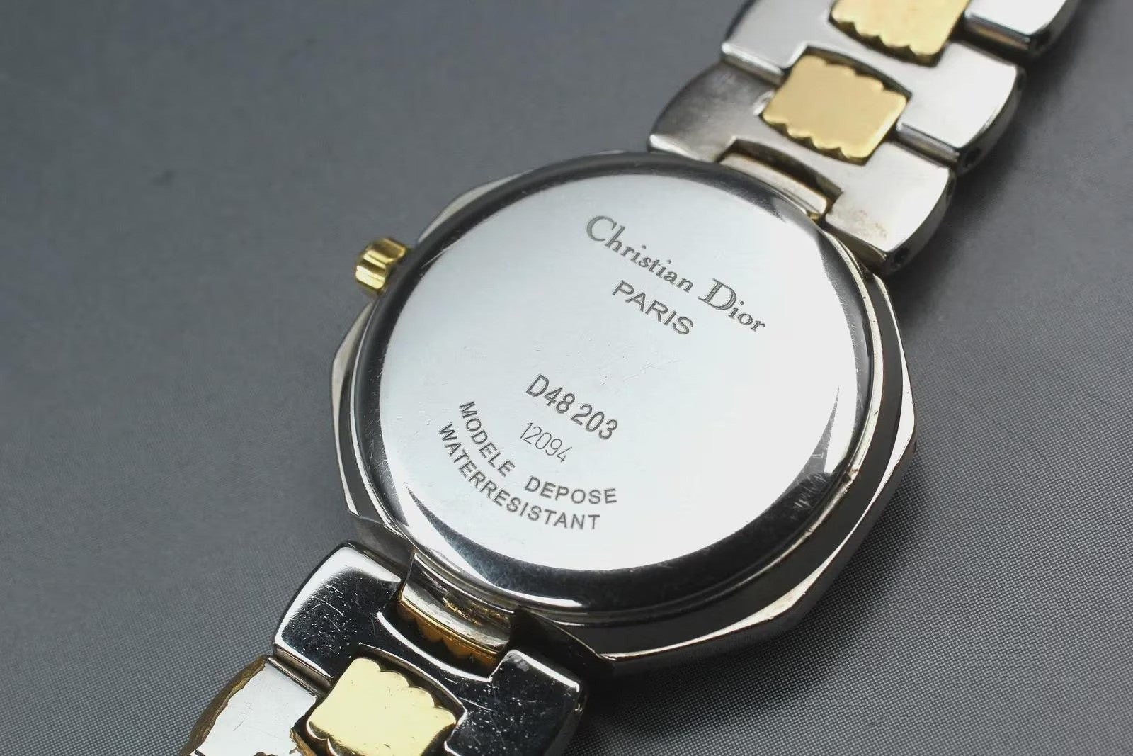 Christian Dior D48.203 Watch - Gold and Silver, Stainless Steel