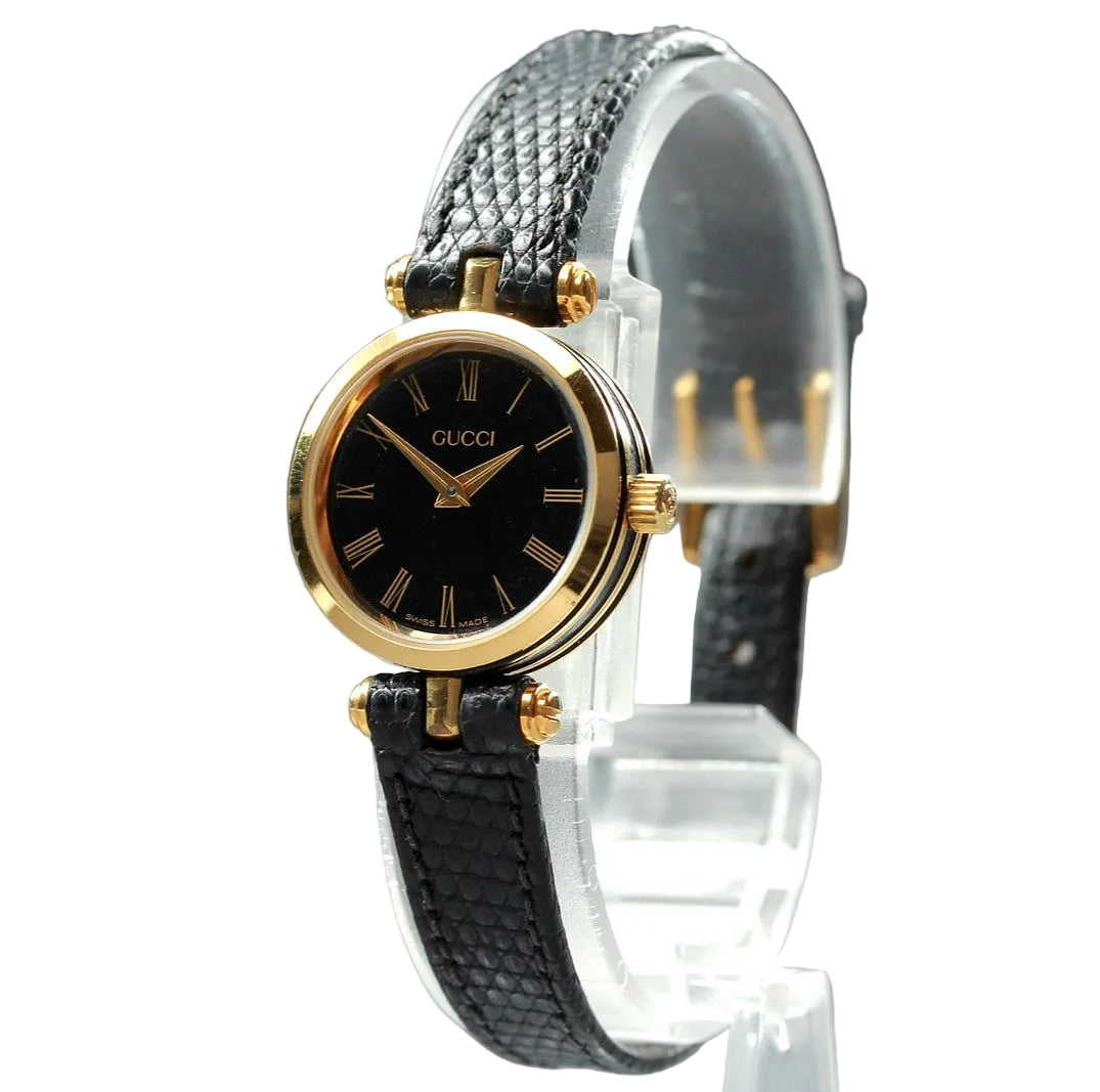 Gucci 2000L Wristwatch - Black, Leather