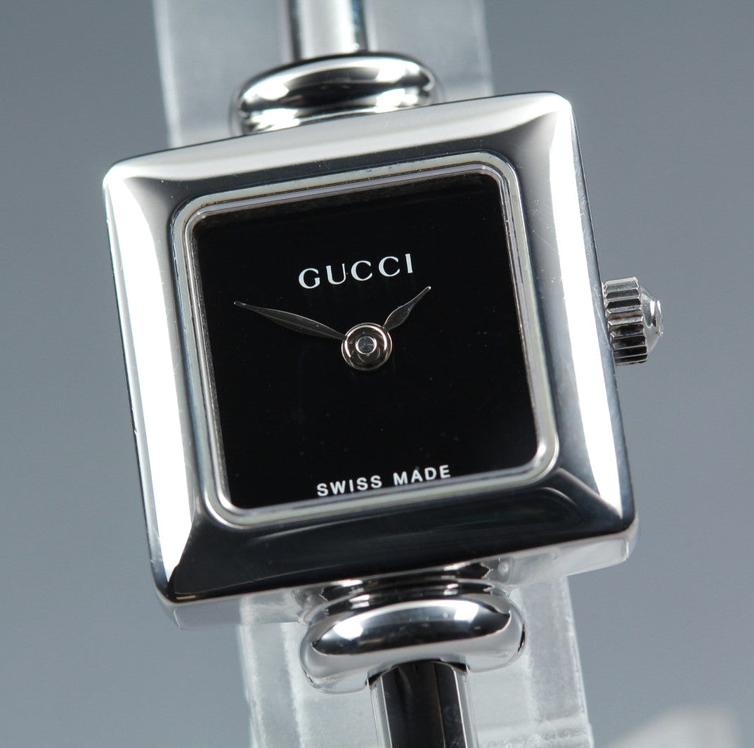 Gucci 1900L Wristwatch - Black, Stainless Steel