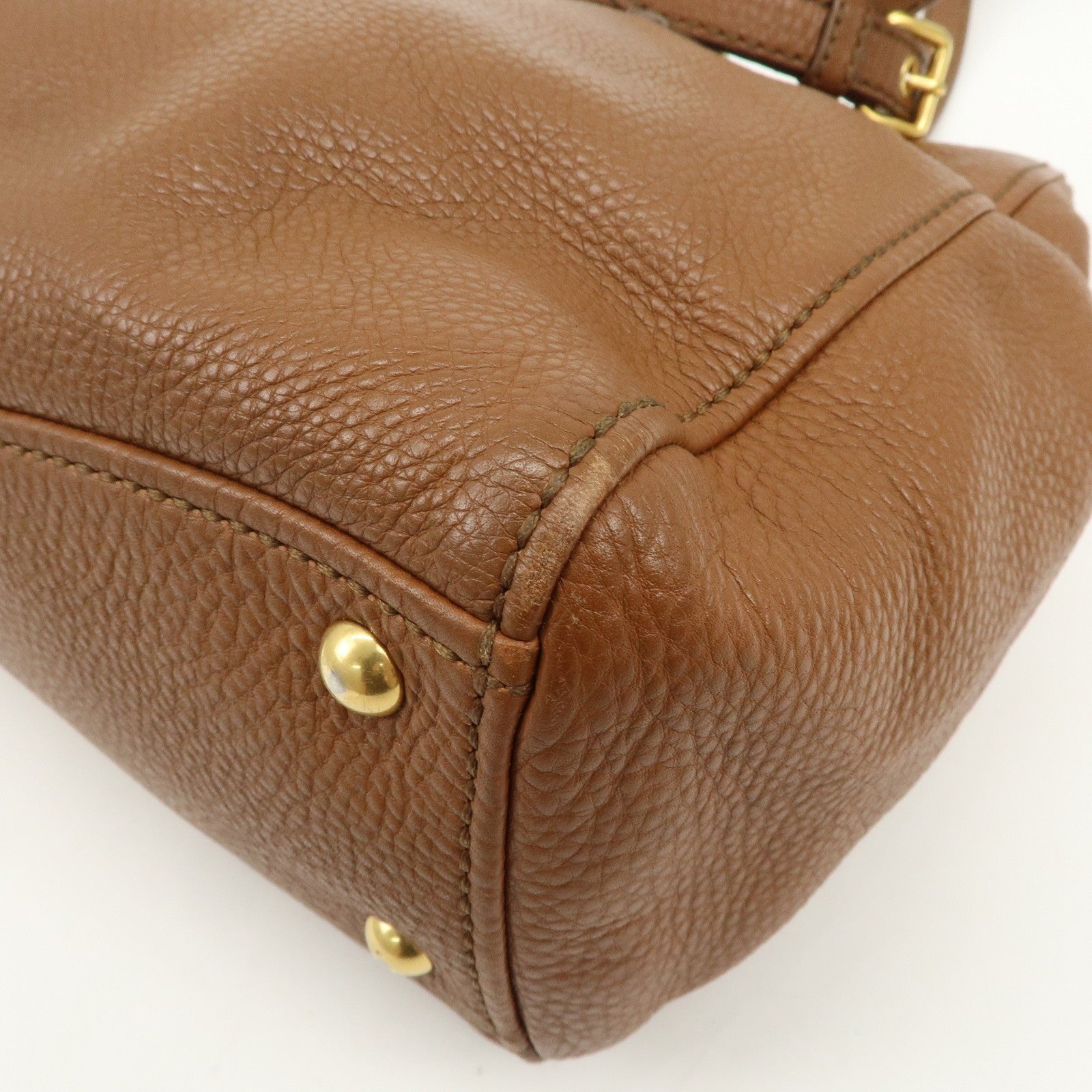 Miu Miu Hand Bag - Brown, Leather
