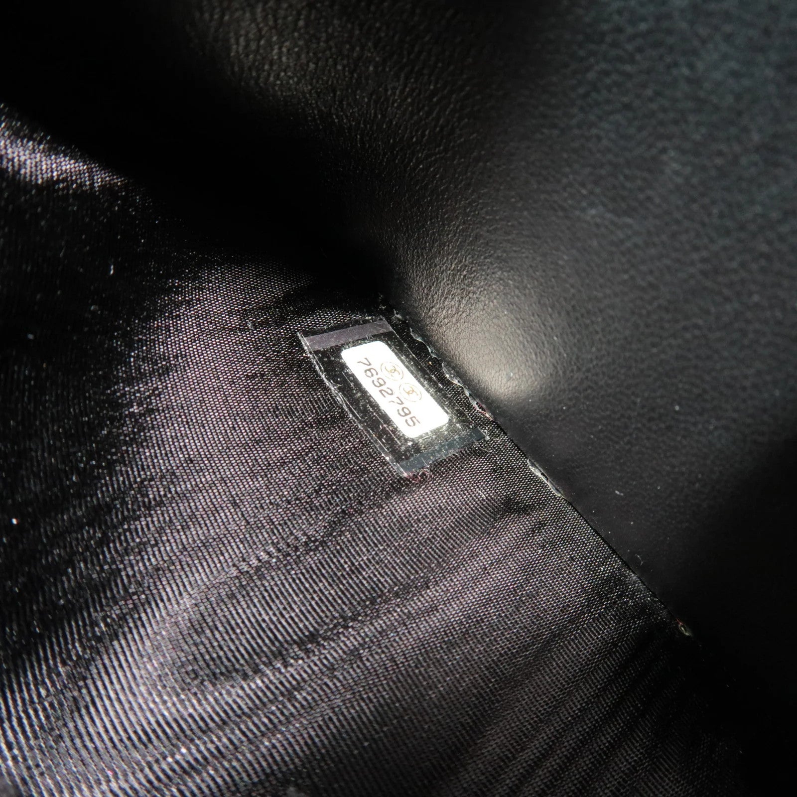 CHANEL Caviarskin Chain Wallet WOC Shoulder Bag - Black, Caviarskin