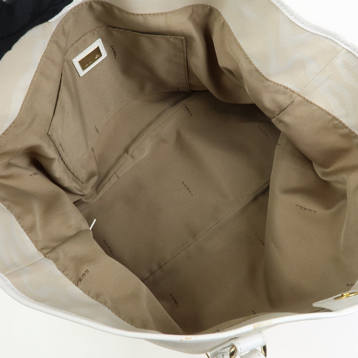 Fendi Tote Bag - Beige, Canvas Leather