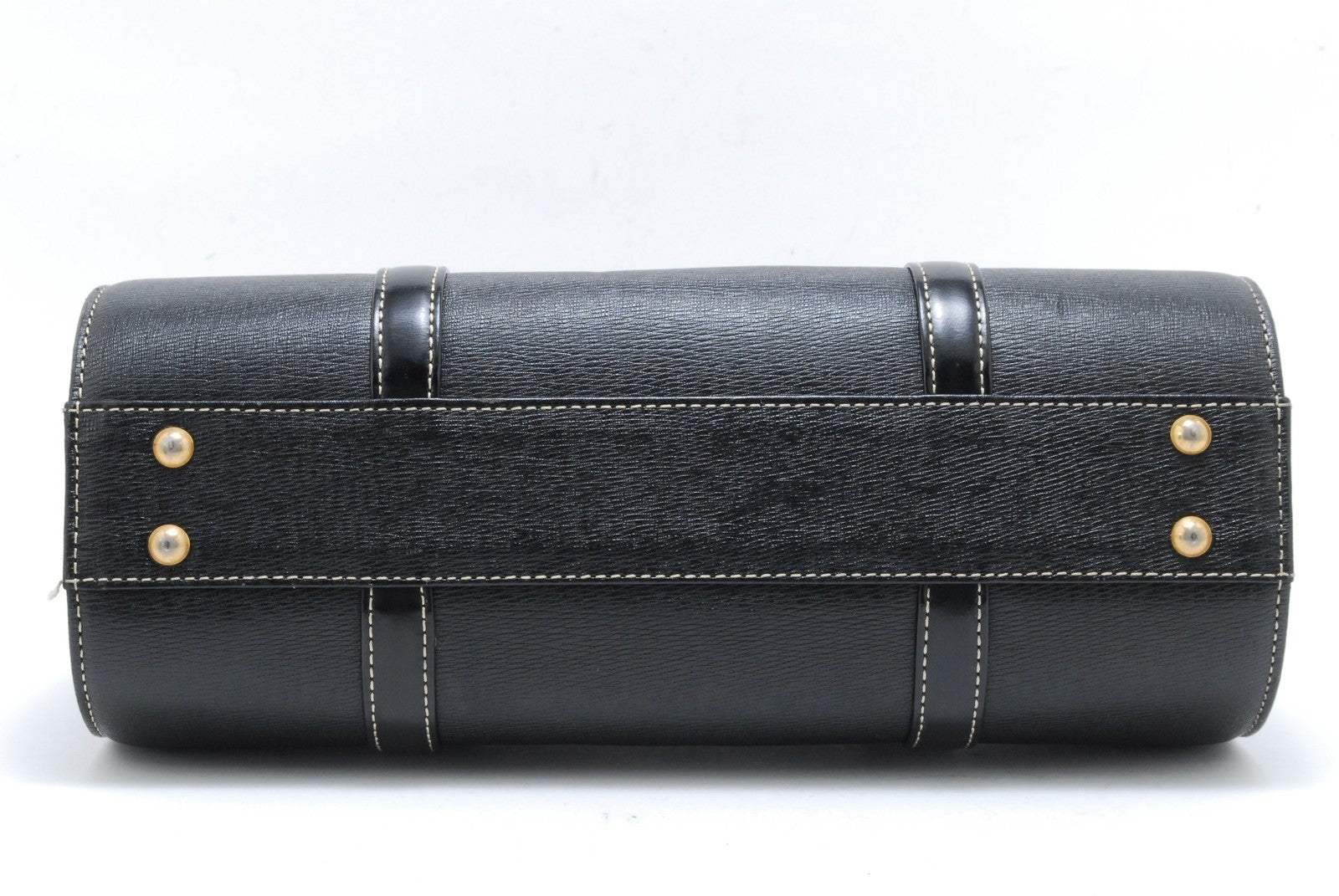 Burberry Vintage Hand Tote Bag - Black, Leather
