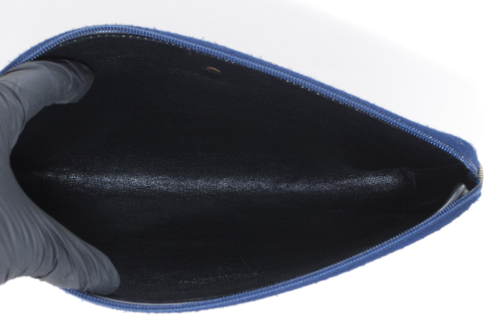Christian Dior Trotter Clutch Bag - Navy, Canvas