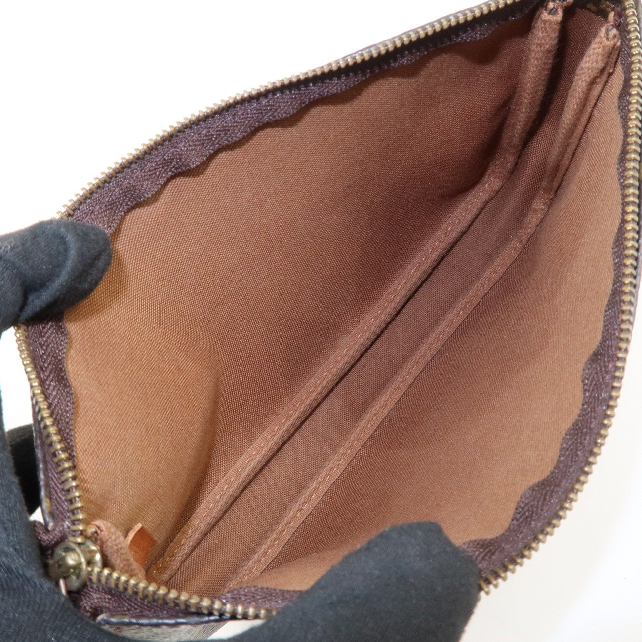 Louis Vuitton Pochette Hand Bag - Brown, Canvas