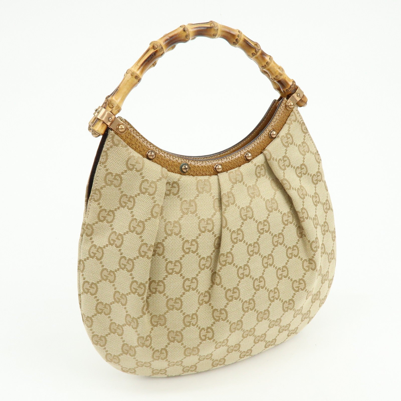 Gucci Tote Bag - Beige, GG Canvas and Leather