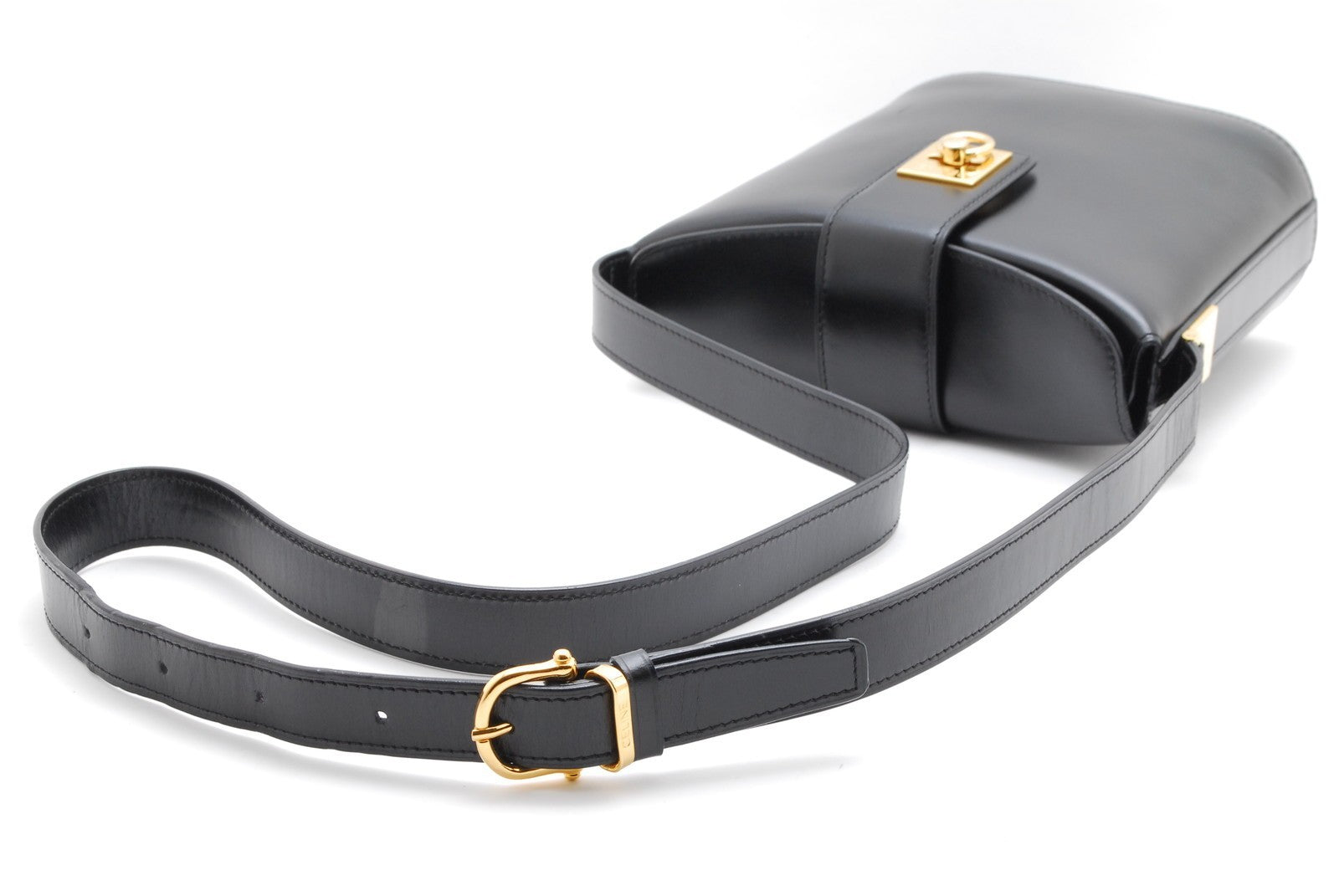 Celine Bucket Bag Shoulder Bag - Black, Leather