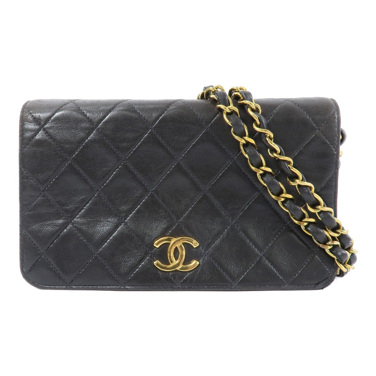 CHANEL CC GHW Shoulder Bag - Black, Lambskin