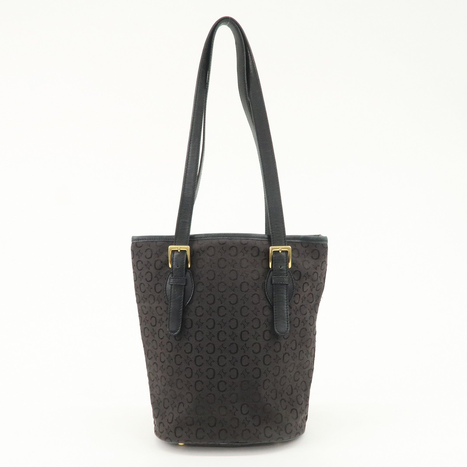 Celine C Macadam Tote Bag - Black, Canvas