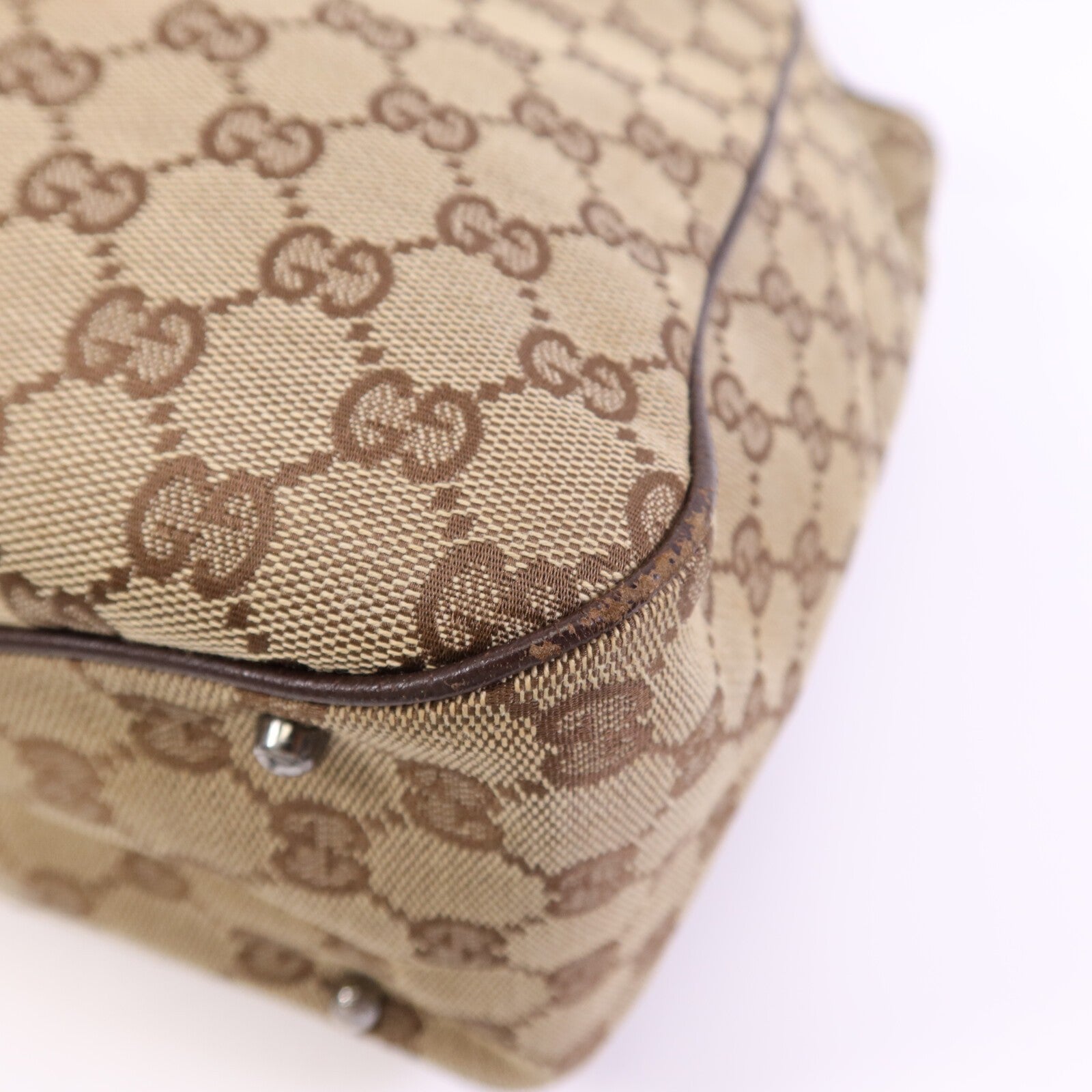 Gucci GG SHW Shoulder Bag - Beige, GG Canvas