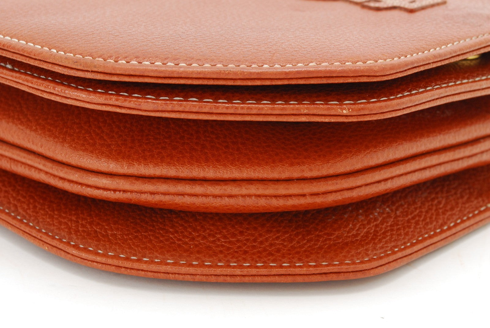 Saint Laurent Yves Cassandra Shoulder Bag - Brown, Leather