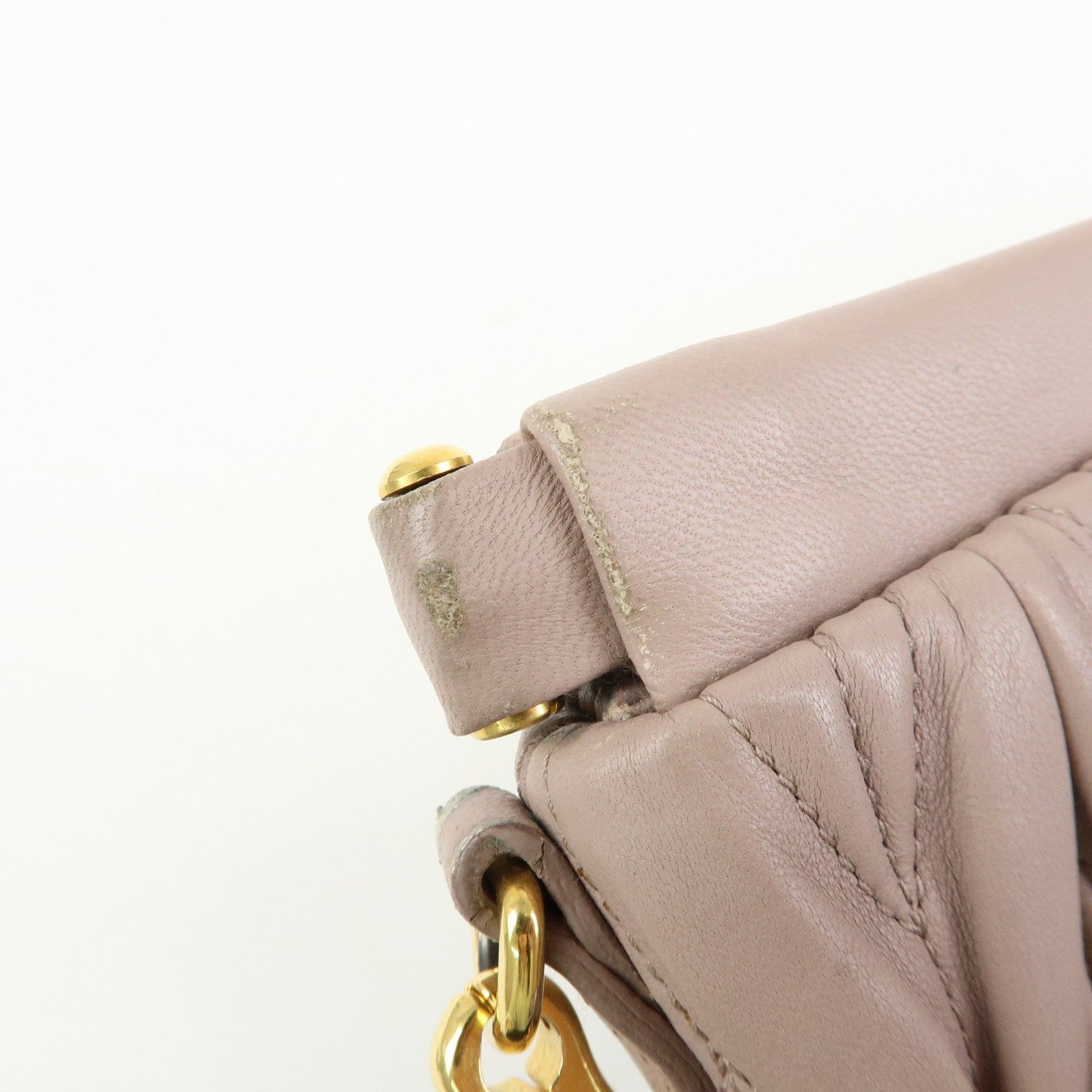 Miu Miu Handbag - Pink Beige, Nappa Leather
