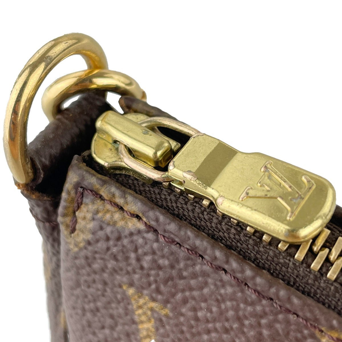 Louis Vuitton Pochette Accessoires Handbag - Brown, Leather