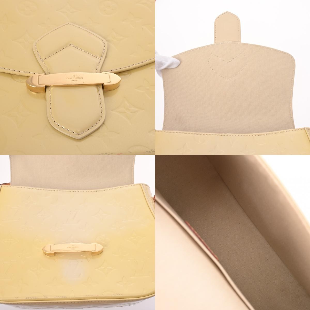 Louis Vuitton Bellflower PM Shoulder Bag - White, Monogram Vernis