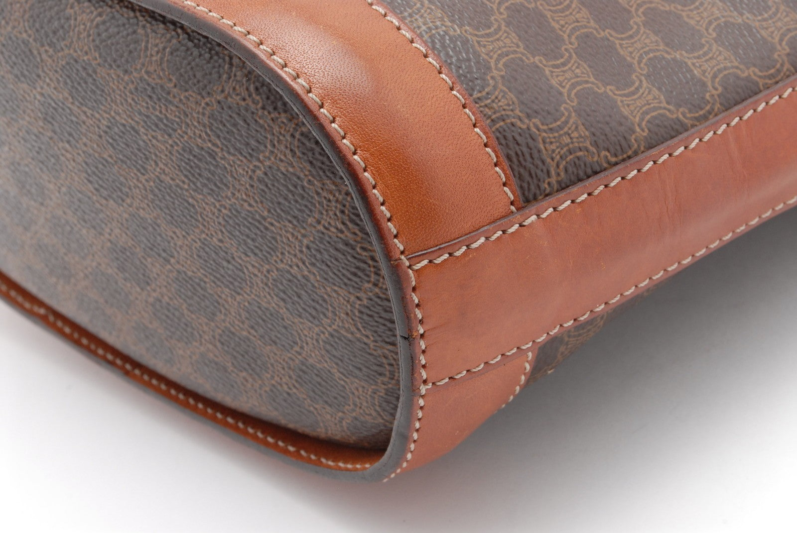 Celine Macadam Shoulder Bag - Brown, PVC Leather