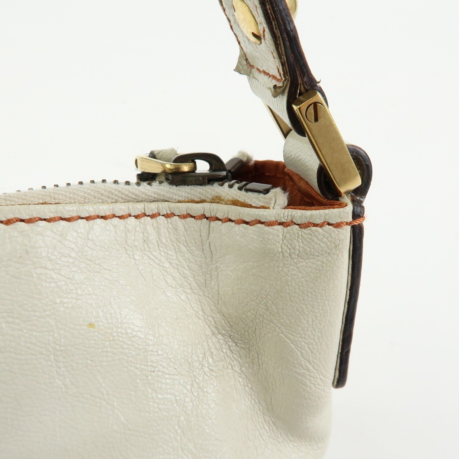 Gucci Hand Bag - Ivory, Leather