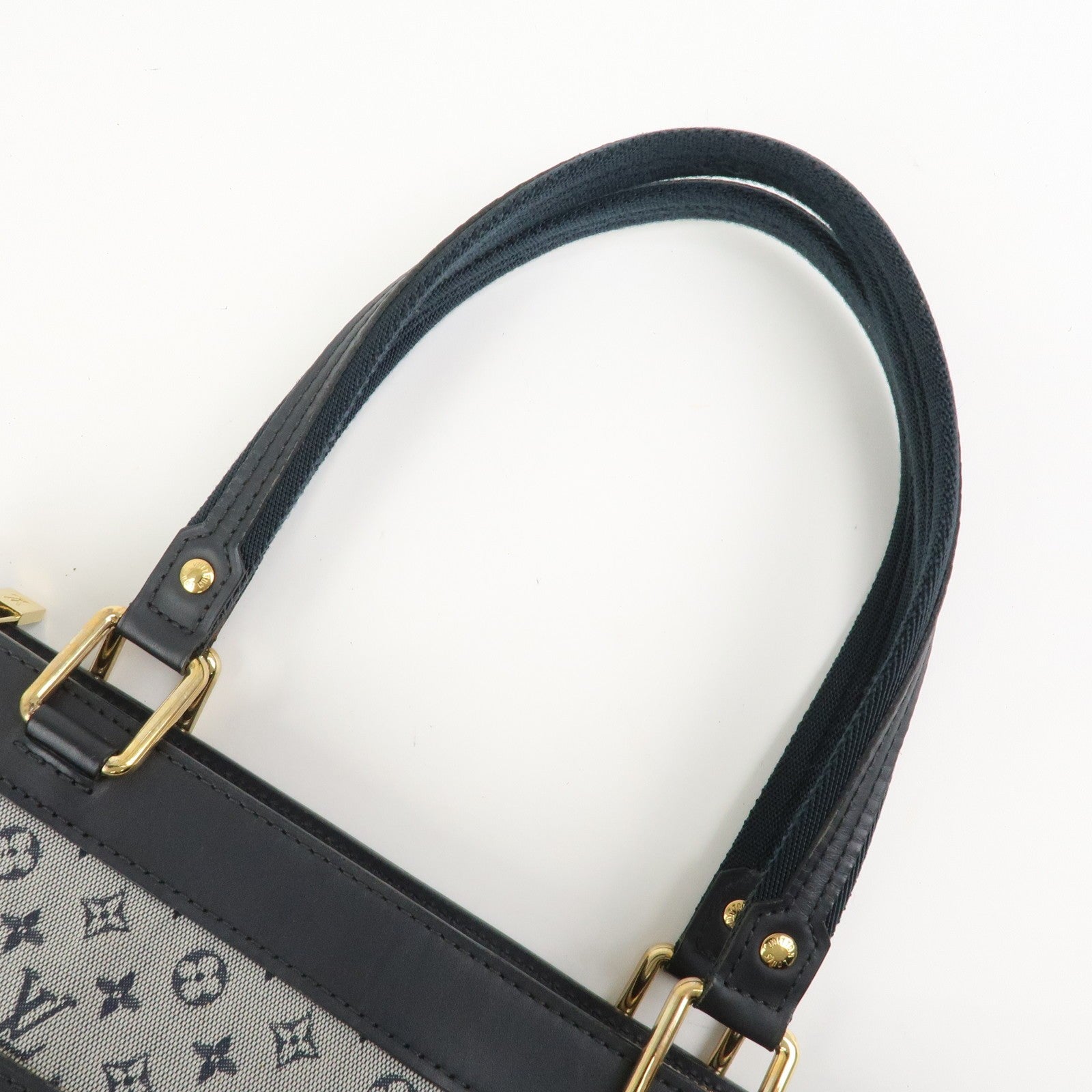 Louis Vuitton Monogram Mini Lin Lucille PM Hand Bag - Blue, Monogram Mini Canvas