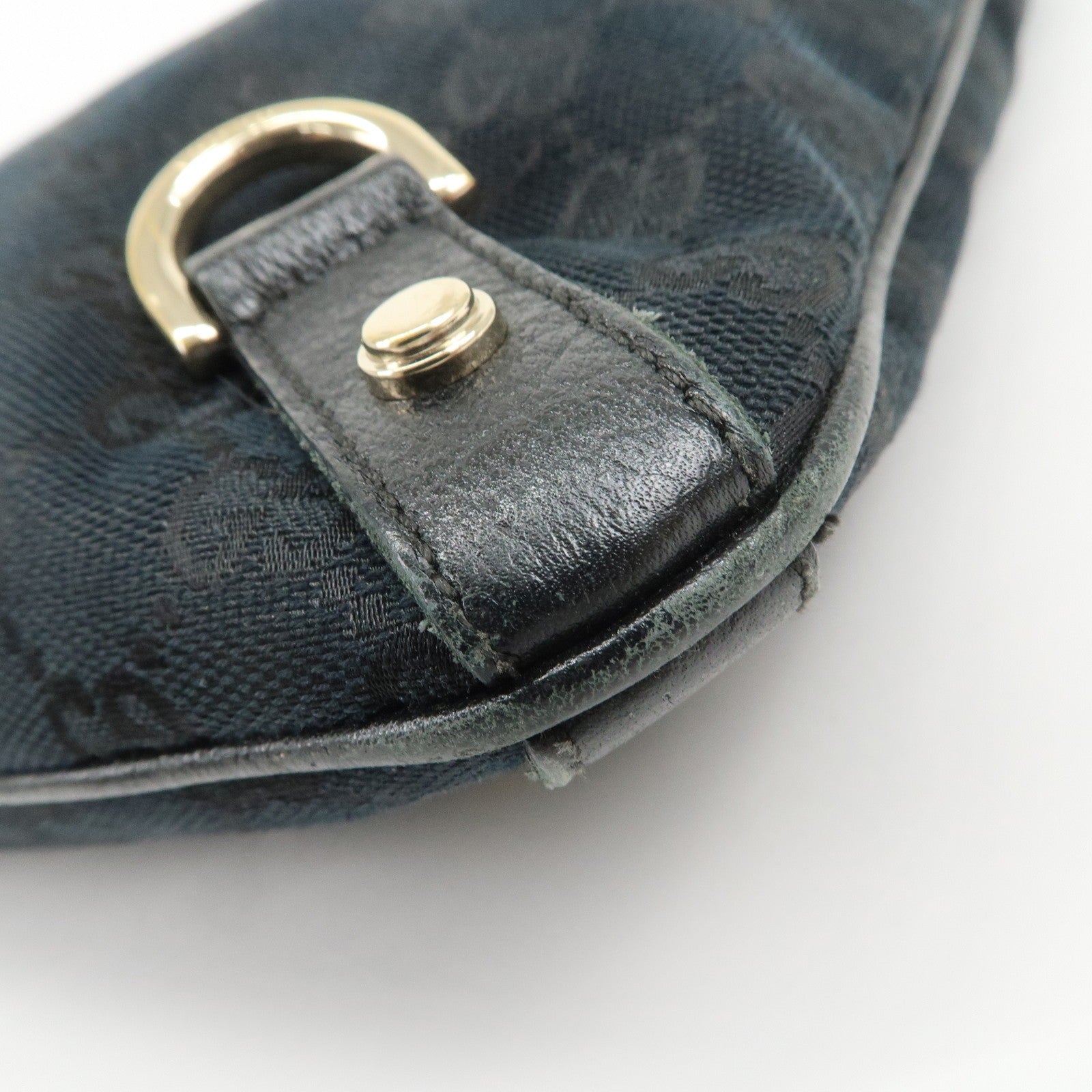 Gucci Abbey Shoulder Bag - Black, GG Canvas, Leather