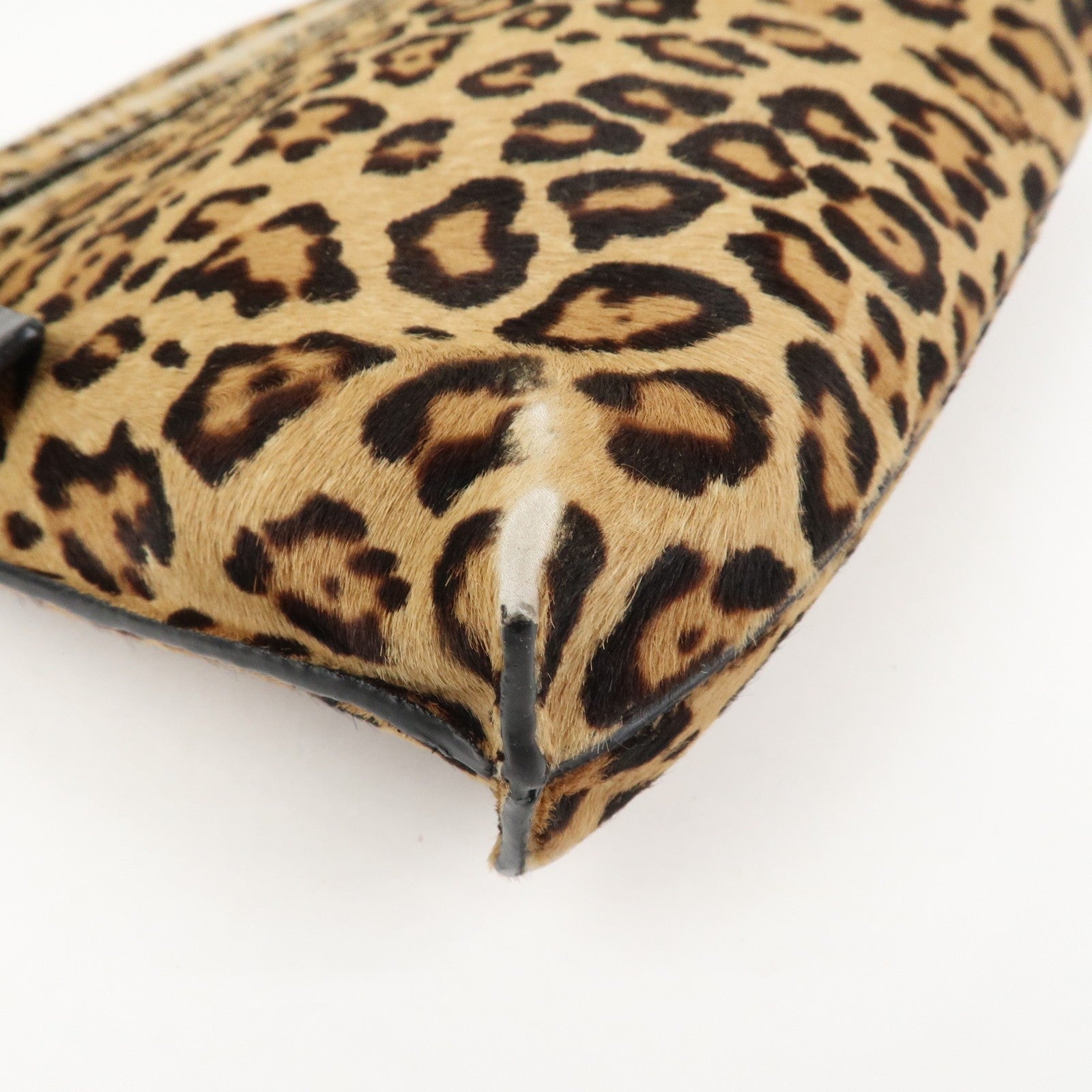 Loewe Anagram Logo Clutch Bag - Leopard, Unborn Calf Leather