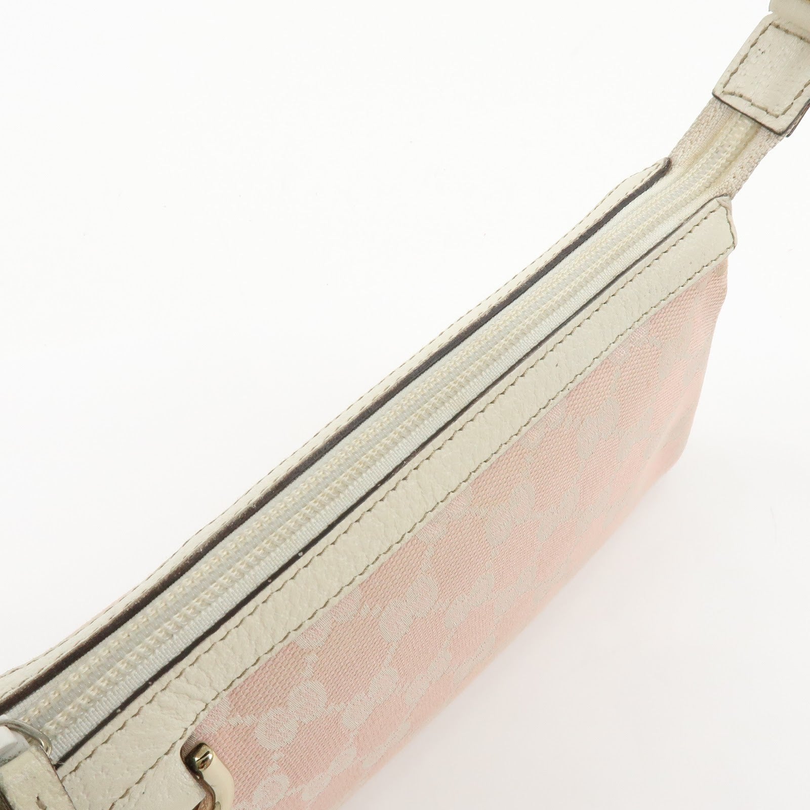 Gucci Abbey Hand Bag - Pink, GG Canvas, Leather