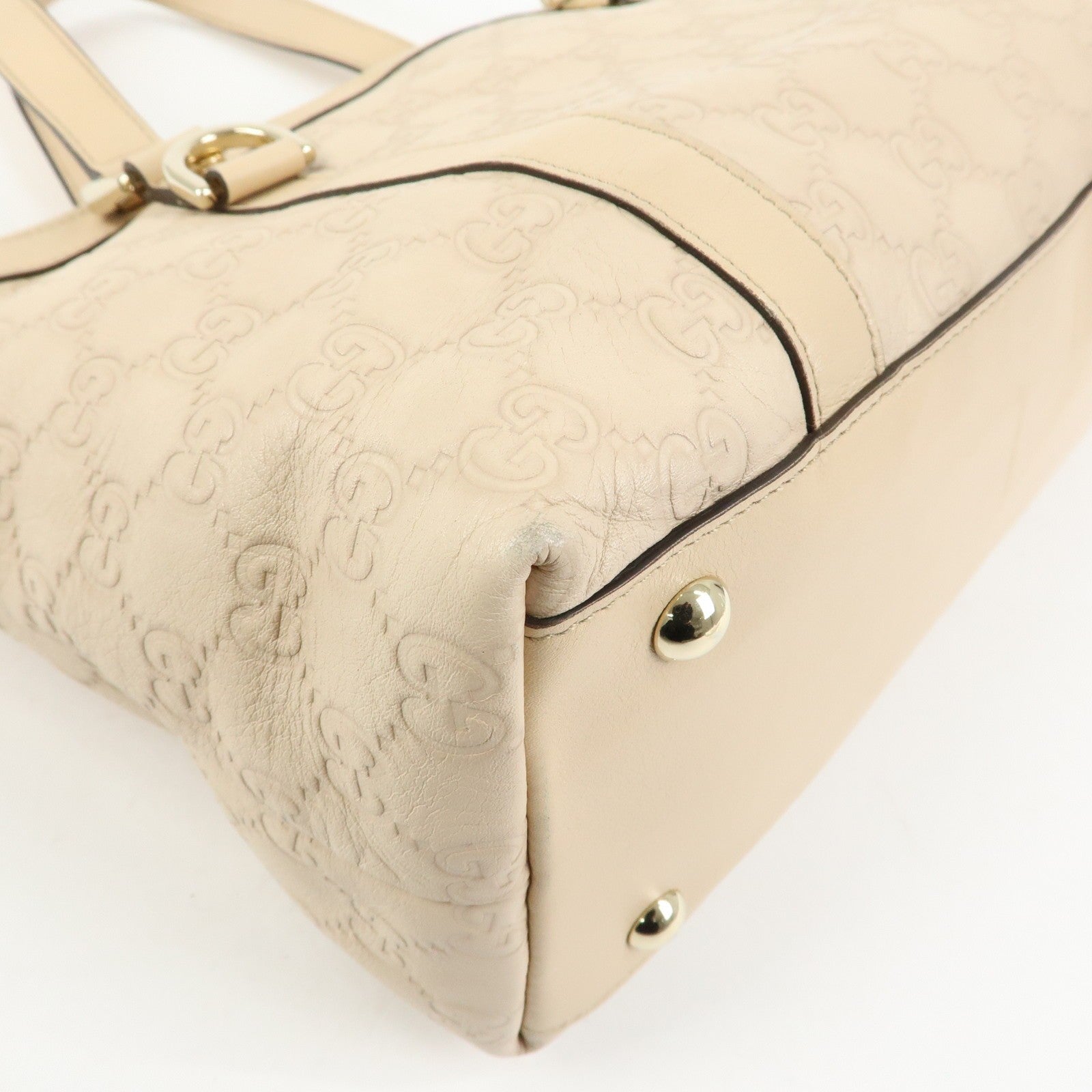 Gucci Abbey Guccissima Tote Bag - Pink, Leather