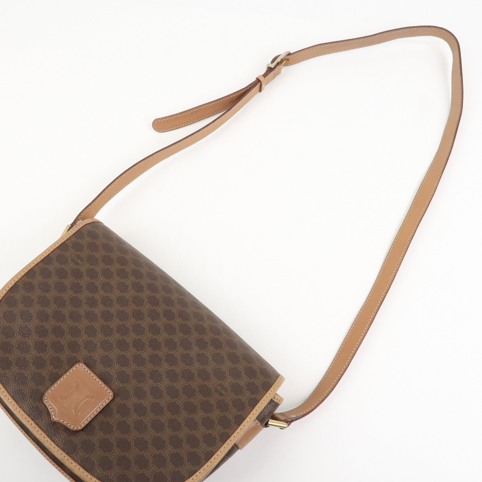 Celine Macadam Shoulder Bag - Brown, PVC