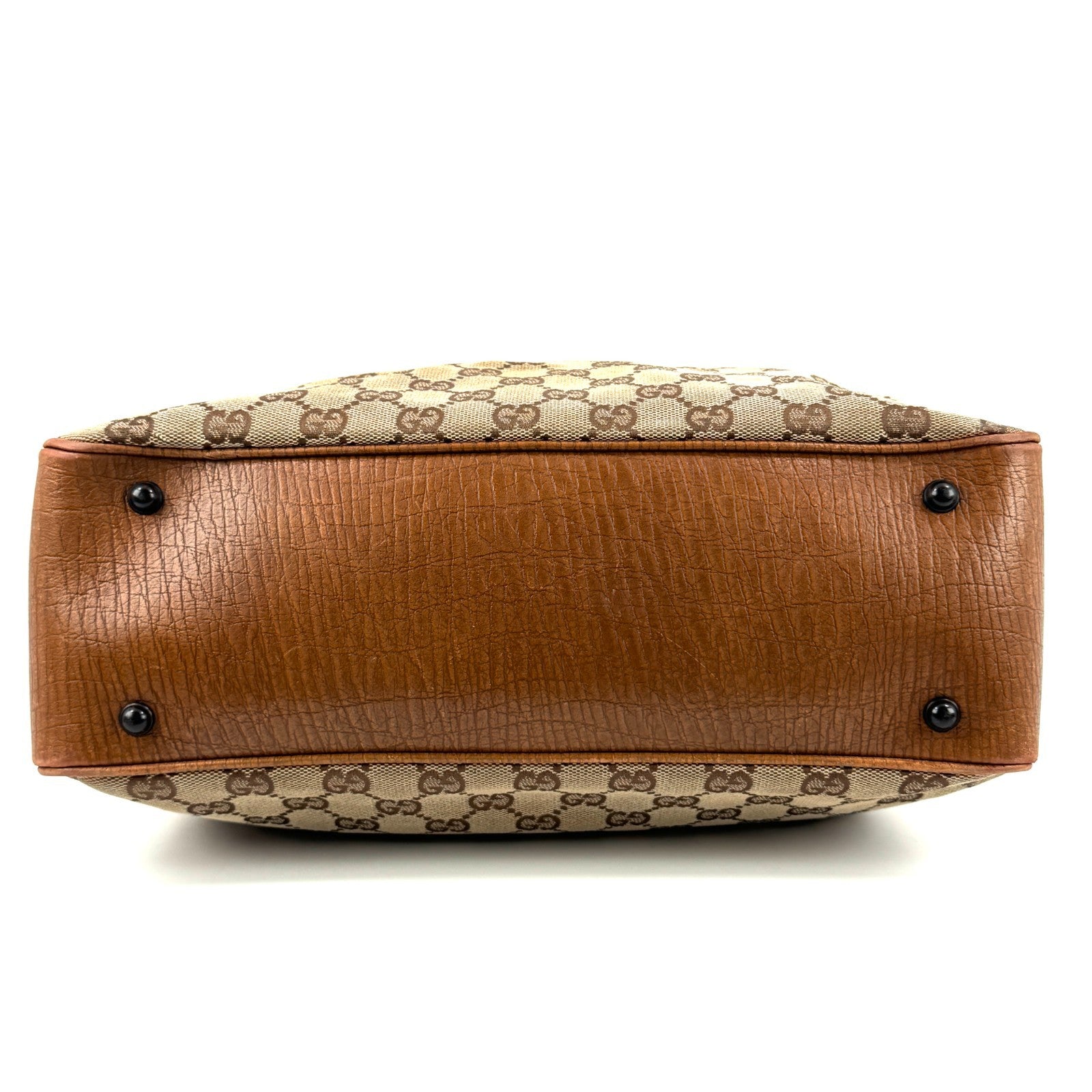 Gucci GG Hand Bag - Brown, Canvas