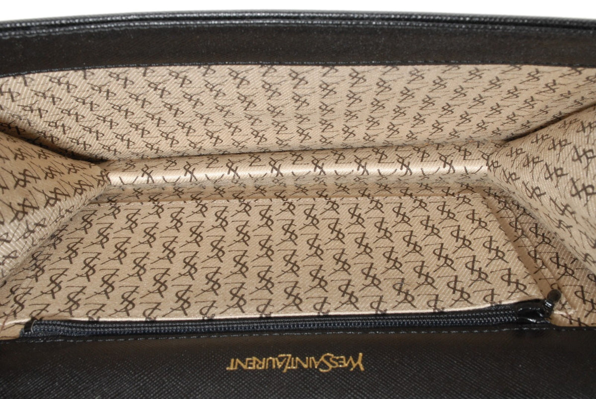 Saint Laurent Yves Saint Laurent Clutch Bag - Black, Leather