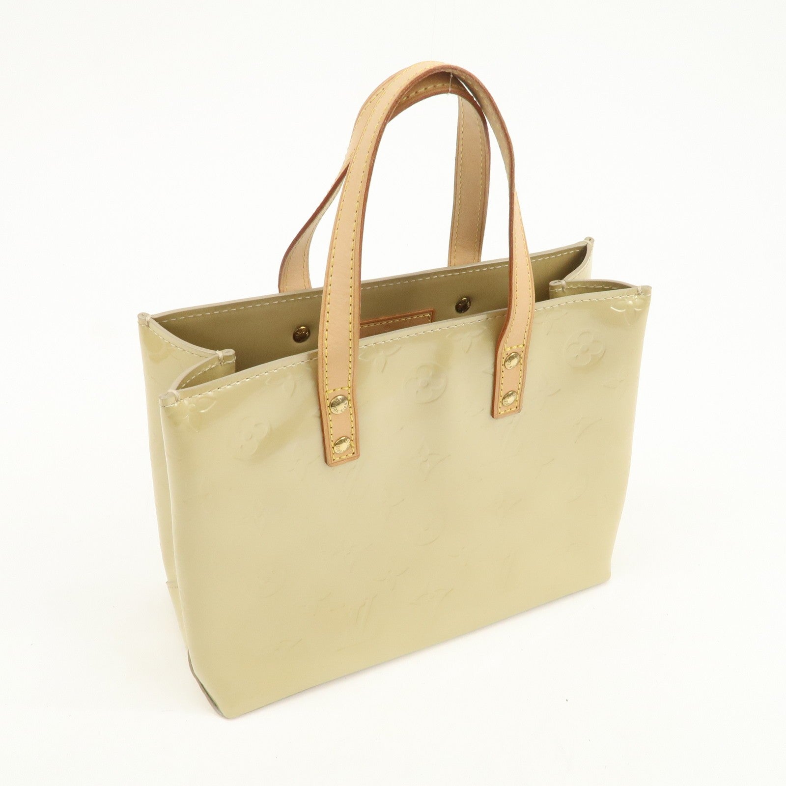 Louis VuittonTote Hand Bag - Beige, Vernis Leather