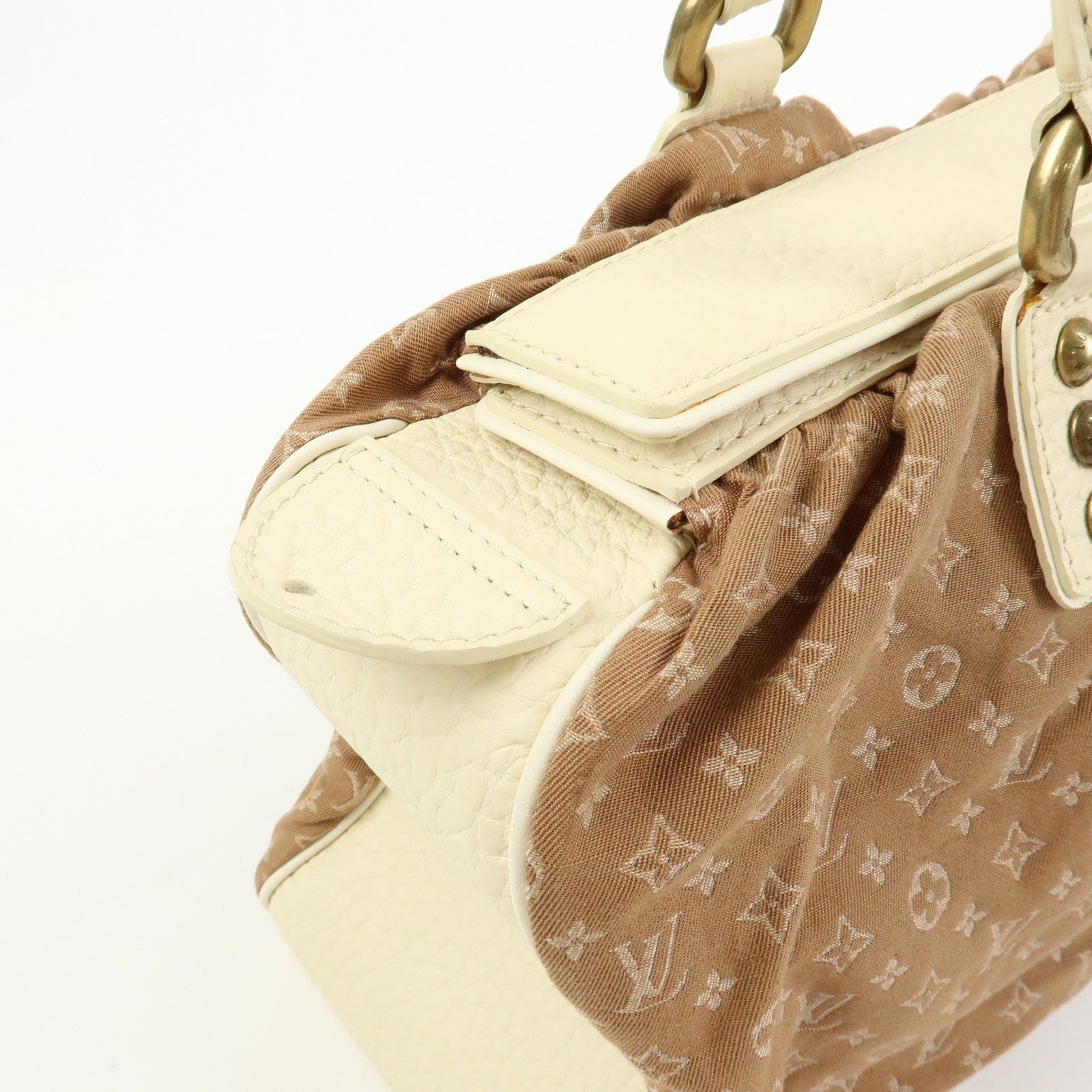 Louis Vuitton Hand Bag - Camel, Monogram Mini Lin Canvas