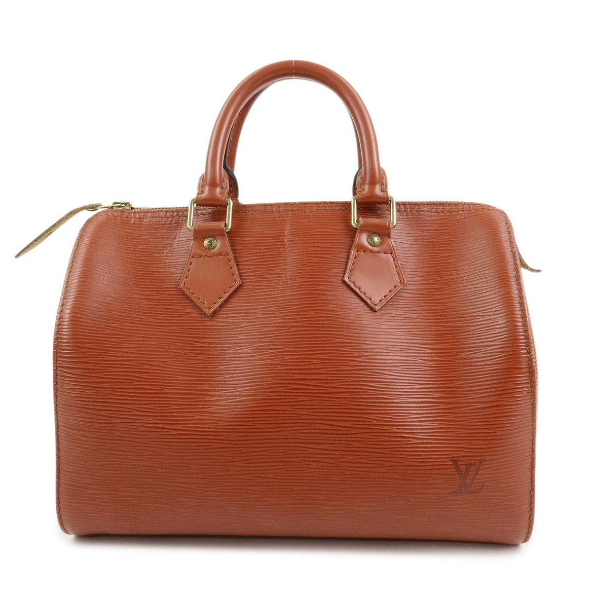 Louis Vuitton Epi Speedy 25 Hand Boston Bag - Kenya Brown, Epi Leather