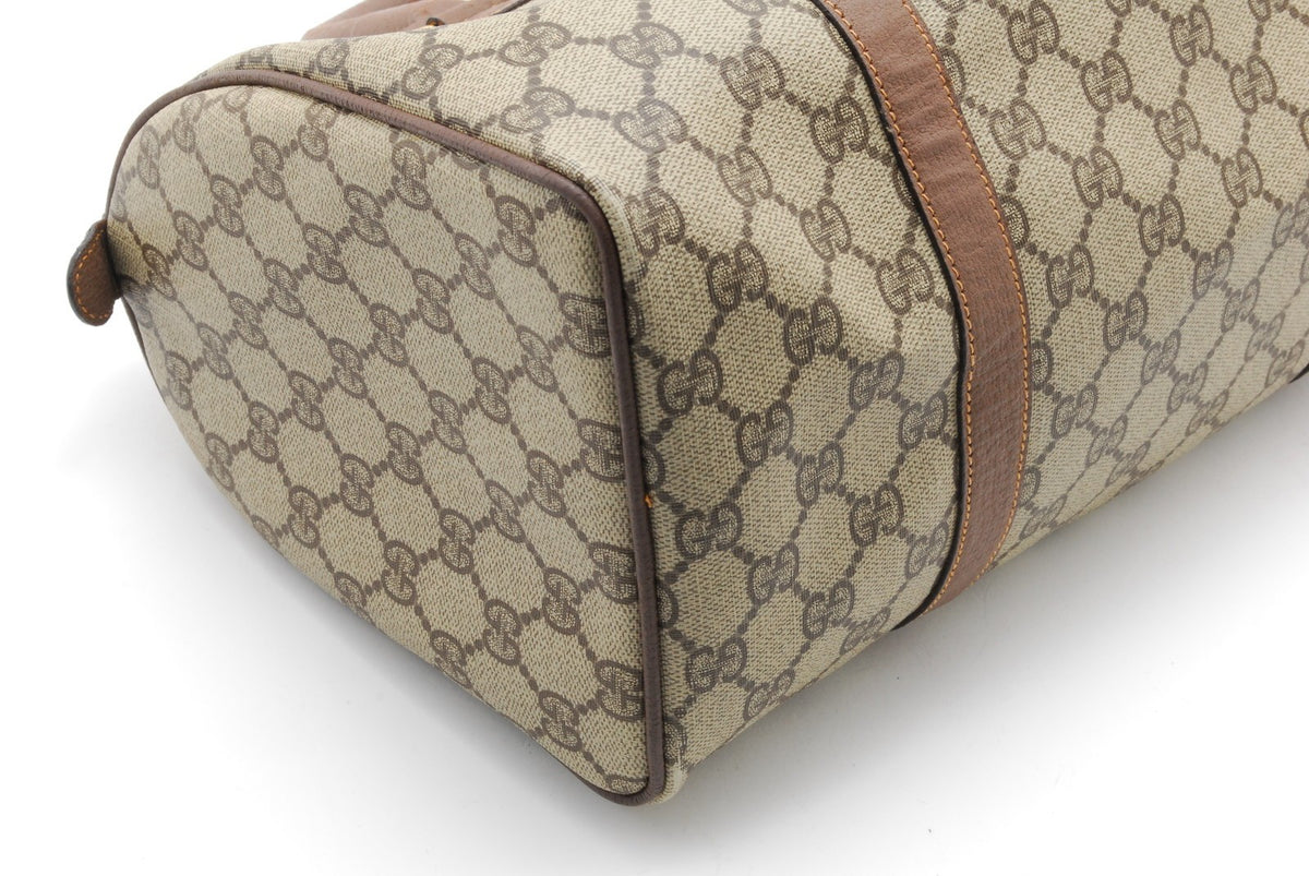 Gucci GG Supreme Shoulder Bag - Beige Brown, Canvas Leather