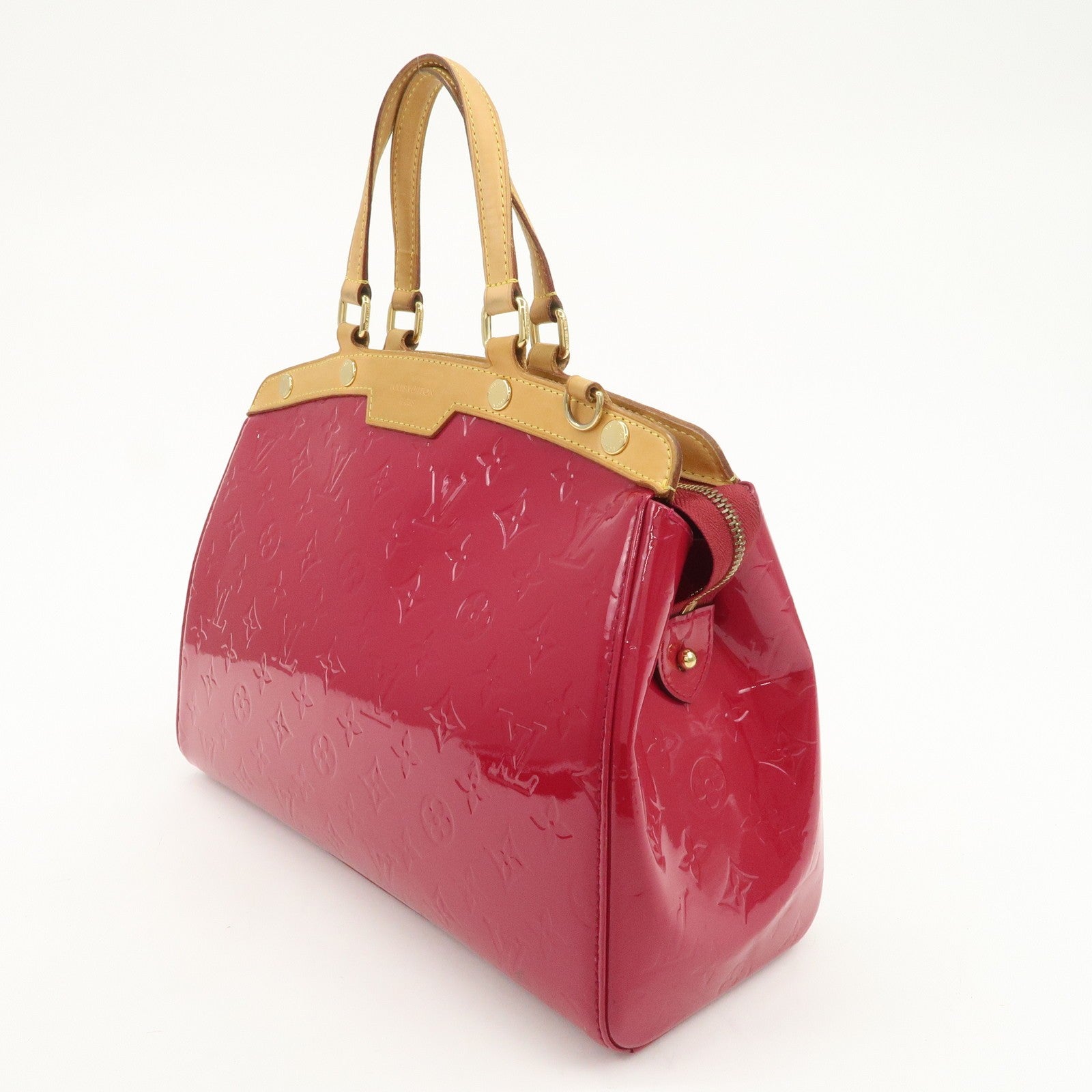 Louis Vuitton Vernis Brea MM 2Way Bag - Rose Indien, Vernis Leather