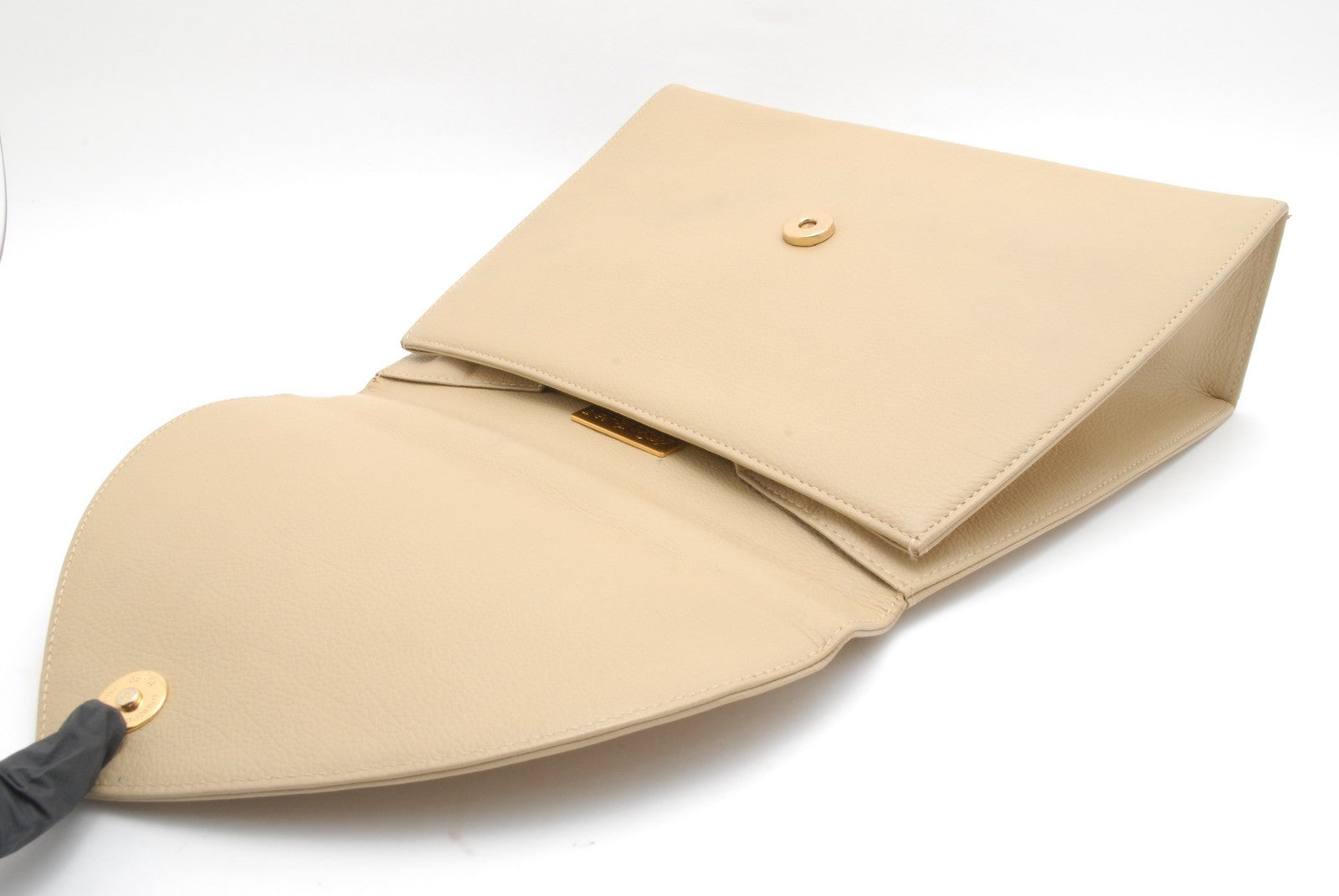 Yves Saint Laurent YSL Hand Bag - Ivory, Leather